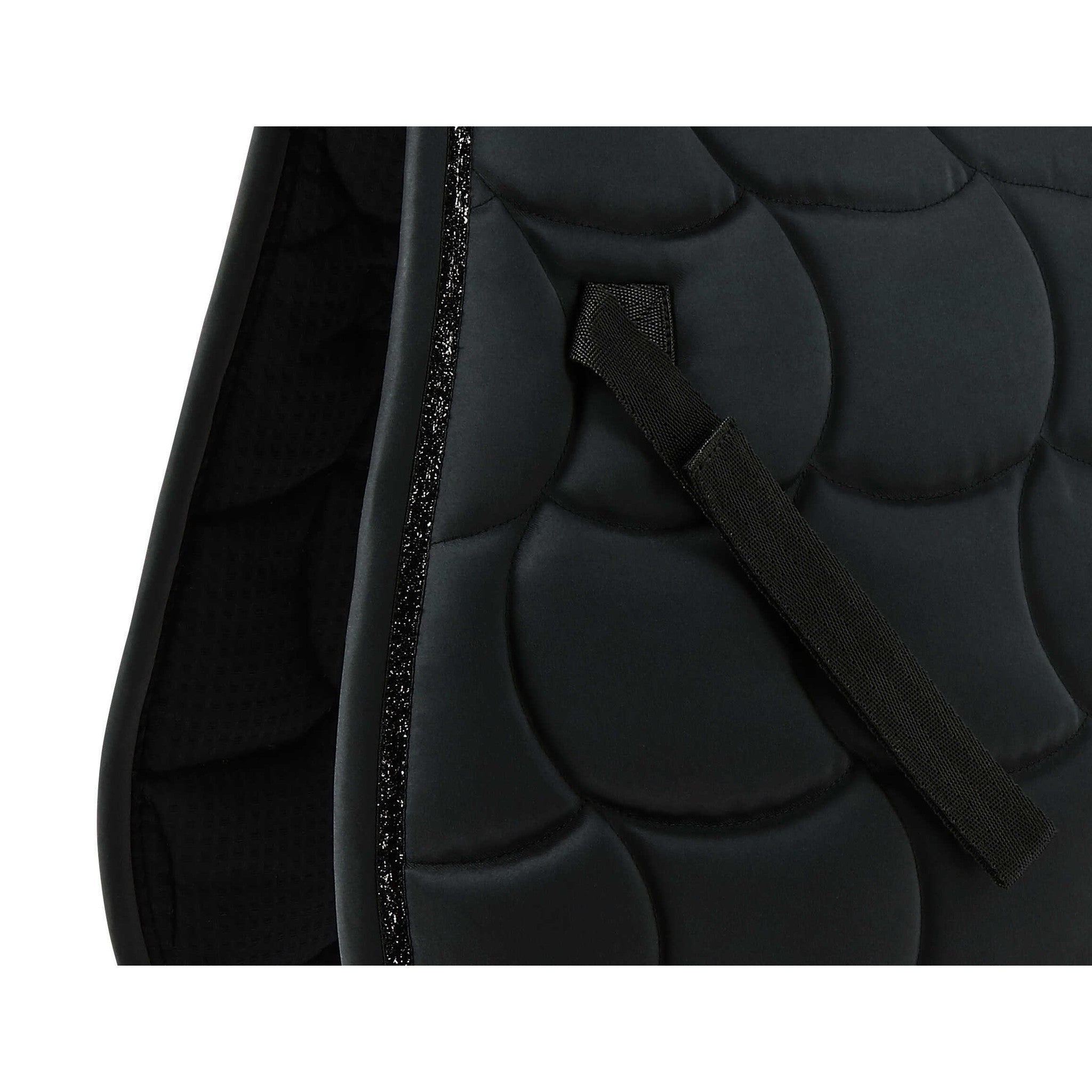 EQUITHÈME Satin Saddle pad - All purpose Black 204432002