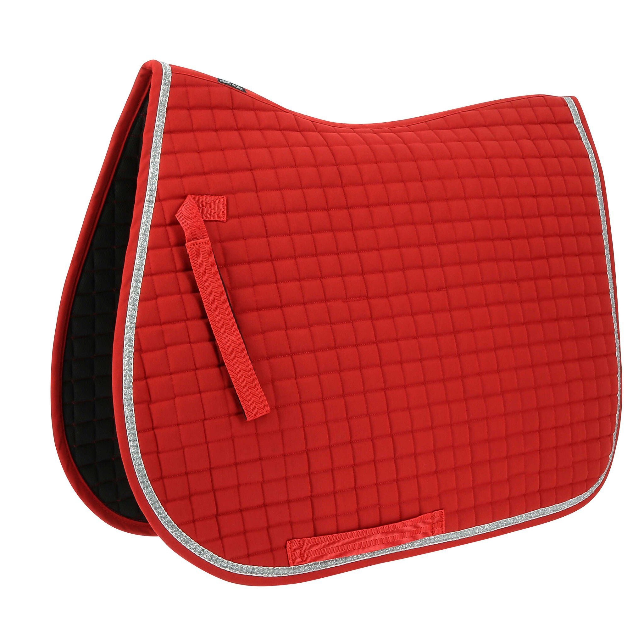 Riding World Girly saddle pad - All purpose Red 204544003