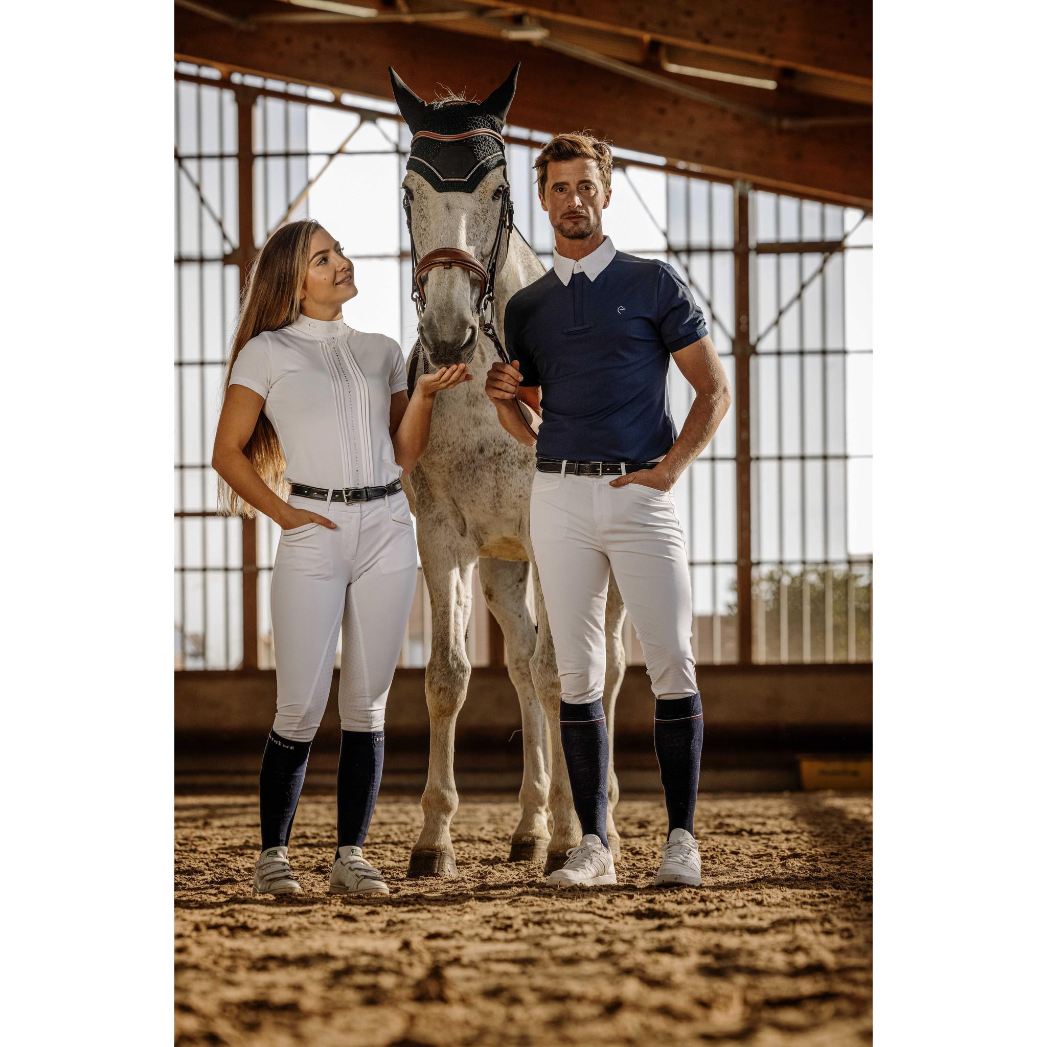 EQUITHÈME Dorla Show Polo Shirt - Ladies White 962106012