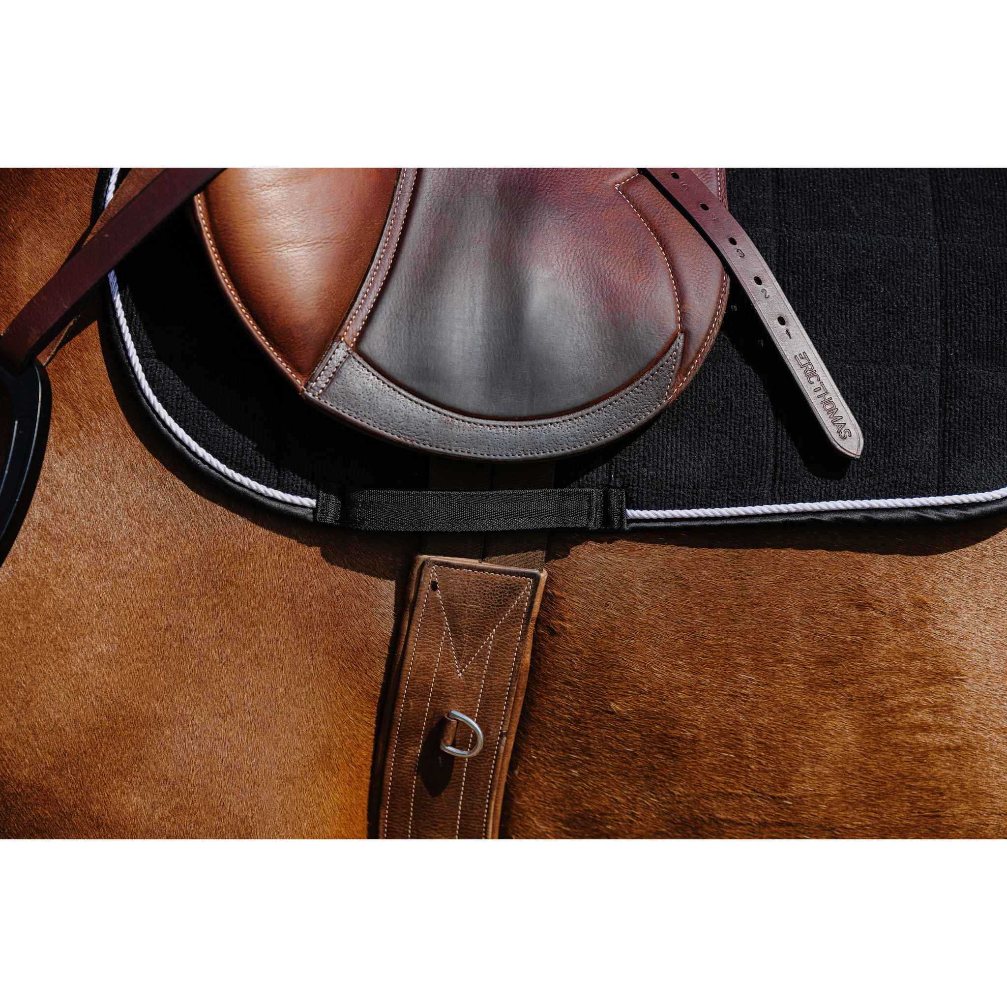 Riding World Corduroy saddle pad - All purpose Black 204061002
