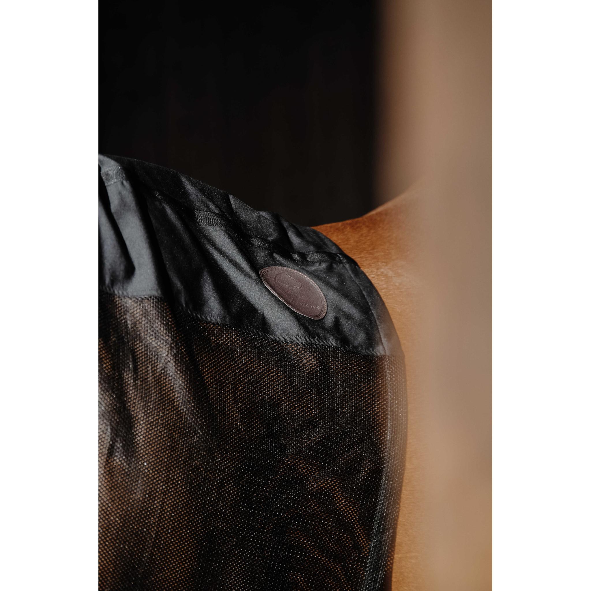 EQUITHÈME Lycra/Mesh Head and Neck Cover Black 400412202