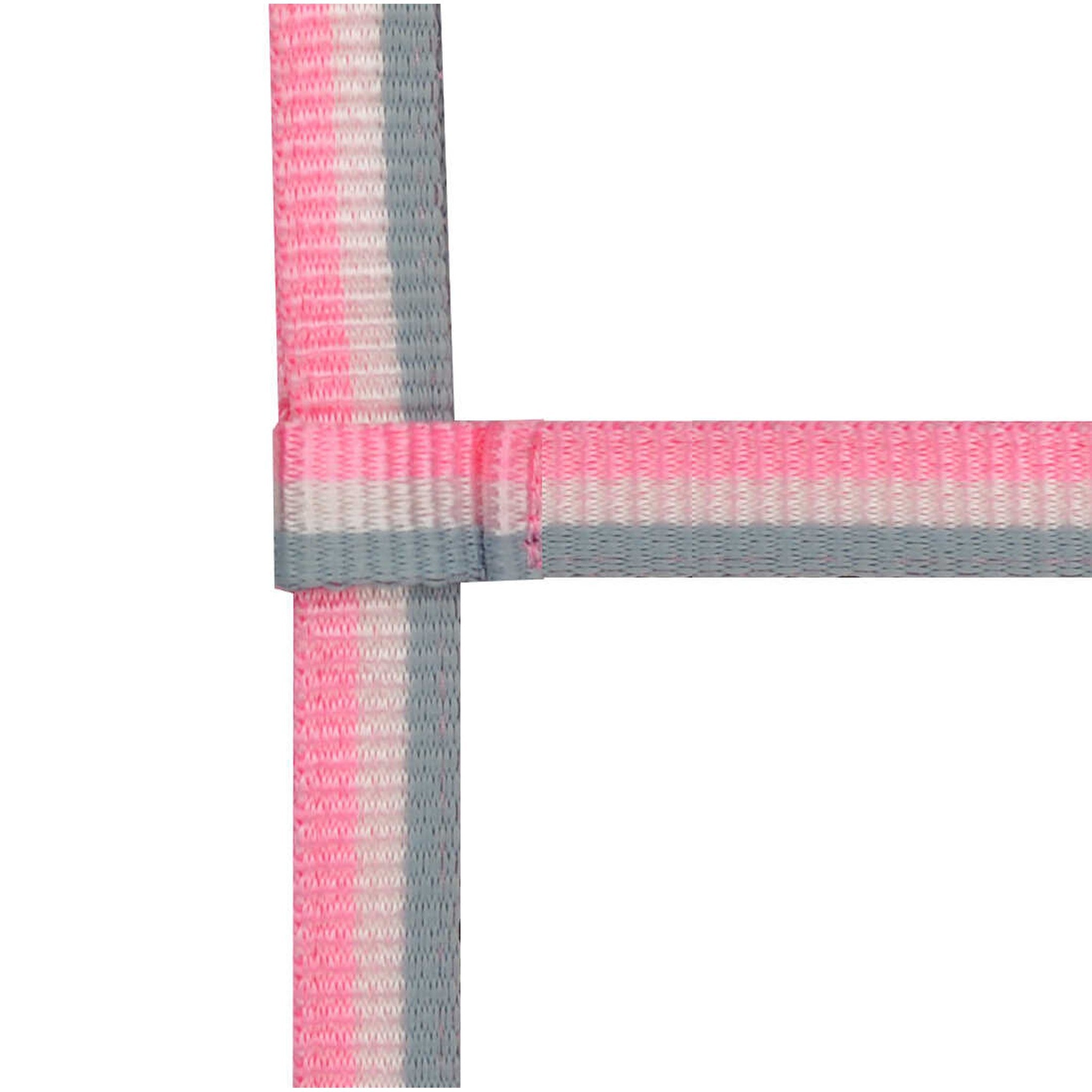 Norton Adjustable foal headcollar Grey/white/pink 510037113