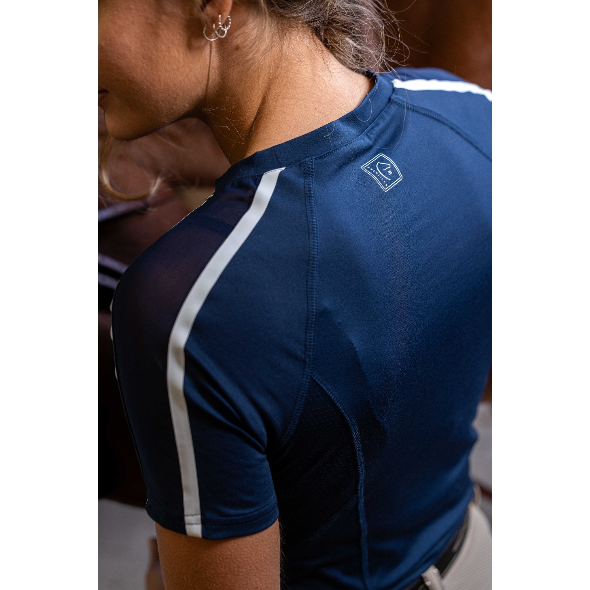 EQUITHÈME Originals Marion T-Shirt - Women - Navy blue - 963065072_ambi_3