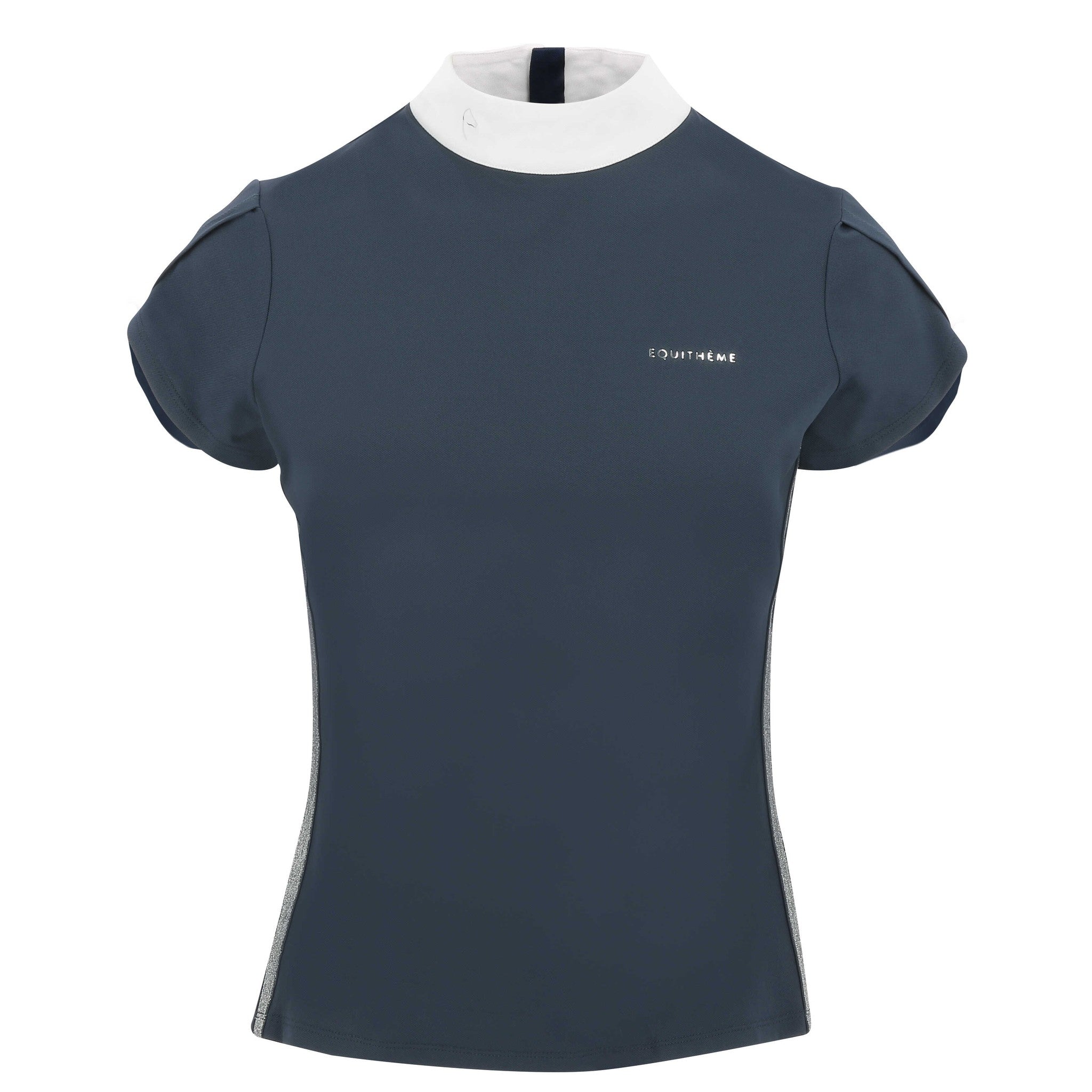 EQUITHÈME Ocala Show Polo - Women - Navy blue - 962070072_packshot_3