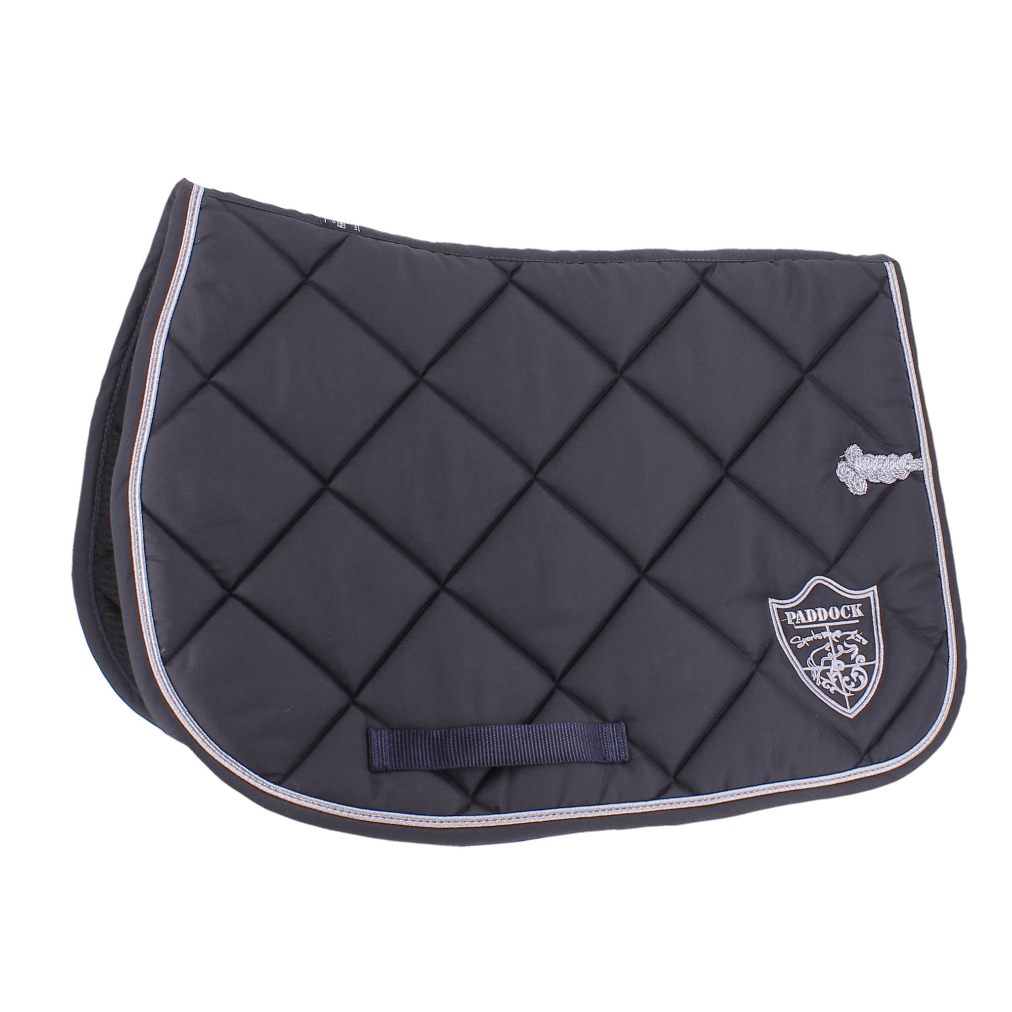 Paddock Sports Prem's Crest All-Purpose Saddle Pad Navy blue - 204749007_packshot_1