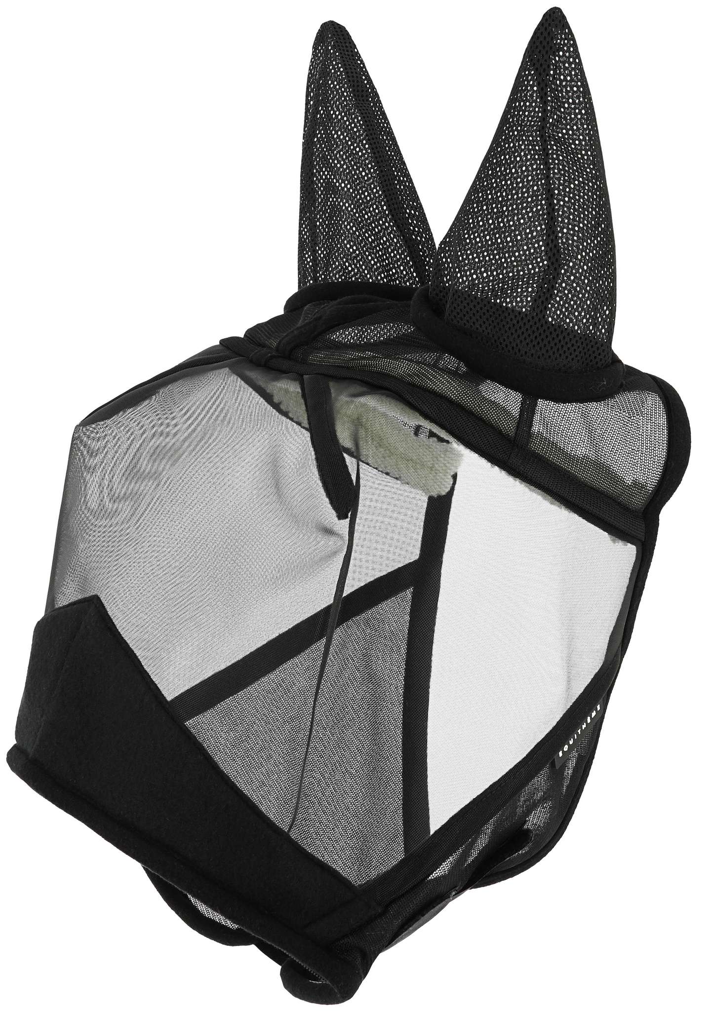 EQUITHÈME 2-in-1 UV Protective Fly Mask Black