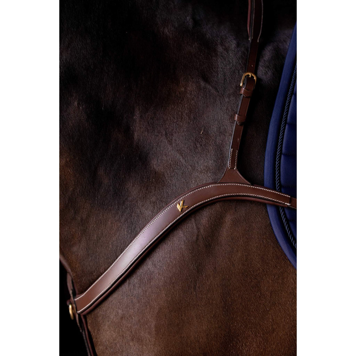 K by EQUITHÈME K-Kontour Breastplate - Havana - 306625318_ambi_10