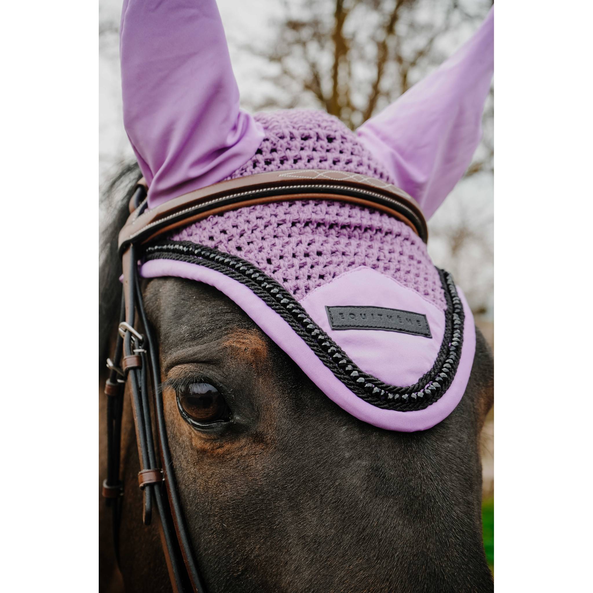 EQUITHÈME Pearl Fly Veil Lavander - 306888316_ambi_4