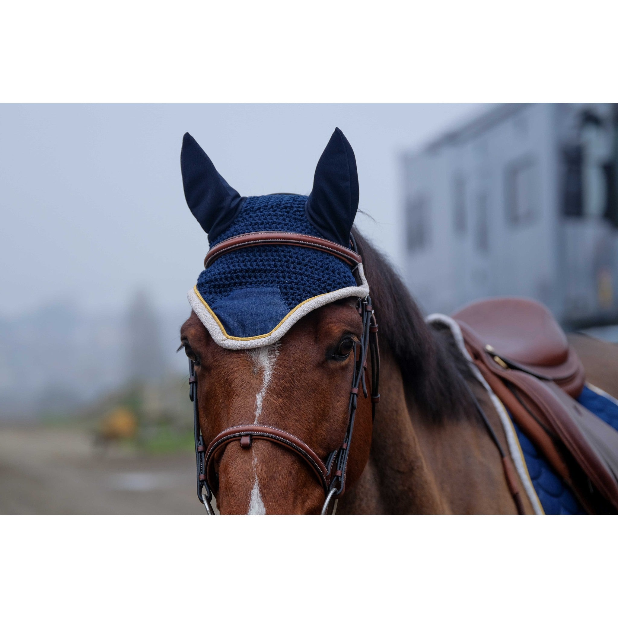 EQUITHÈME Denim fly veil Navy blue 306974007