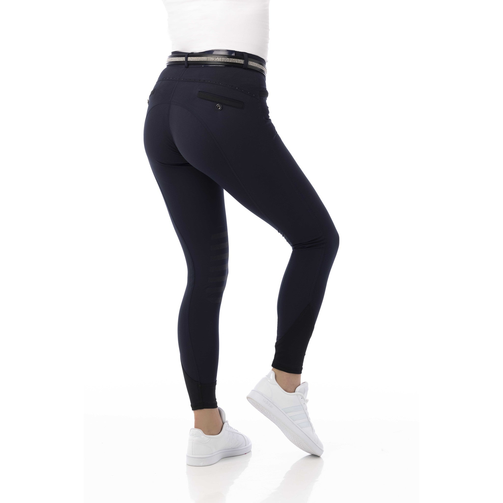 EQUITHÈME Safir Breeches - Ladies Navy blue/black 979357736