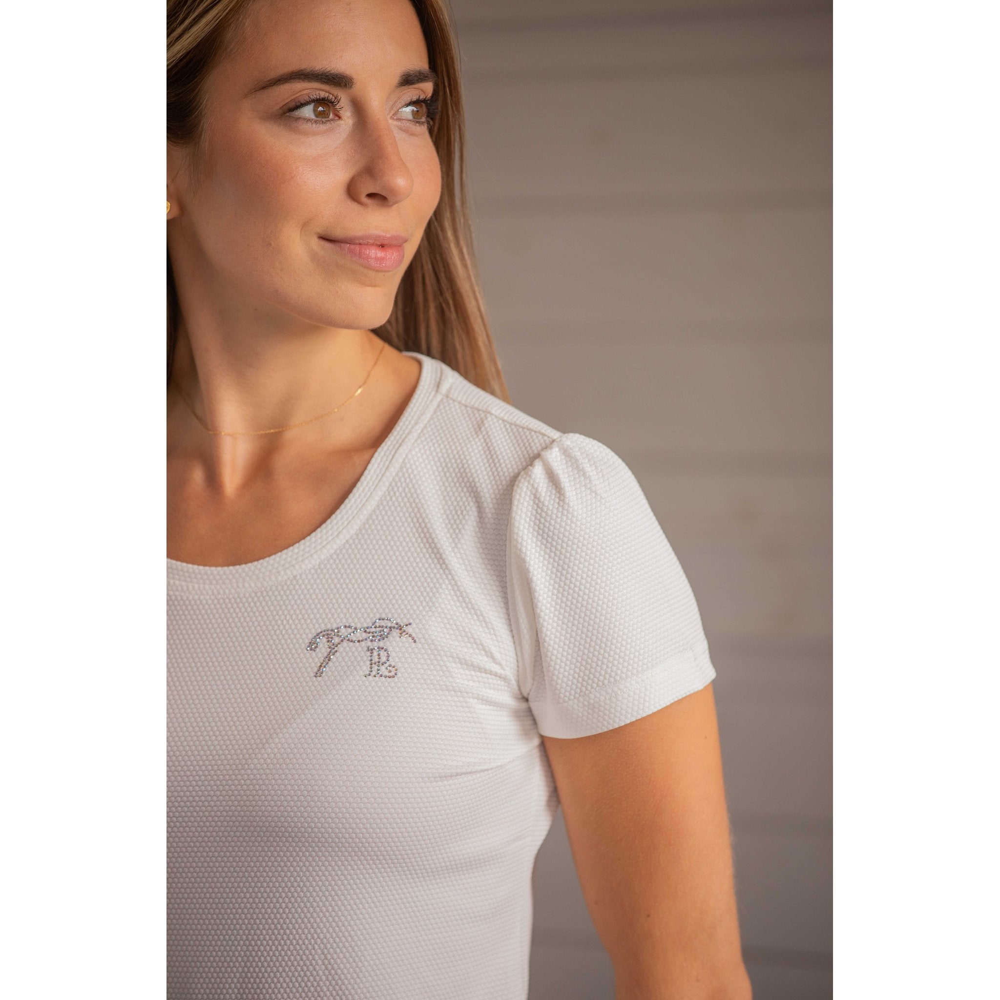 Penelope Techty Honey T-Shirt - Women's Ecru - 963425051_ambi_9