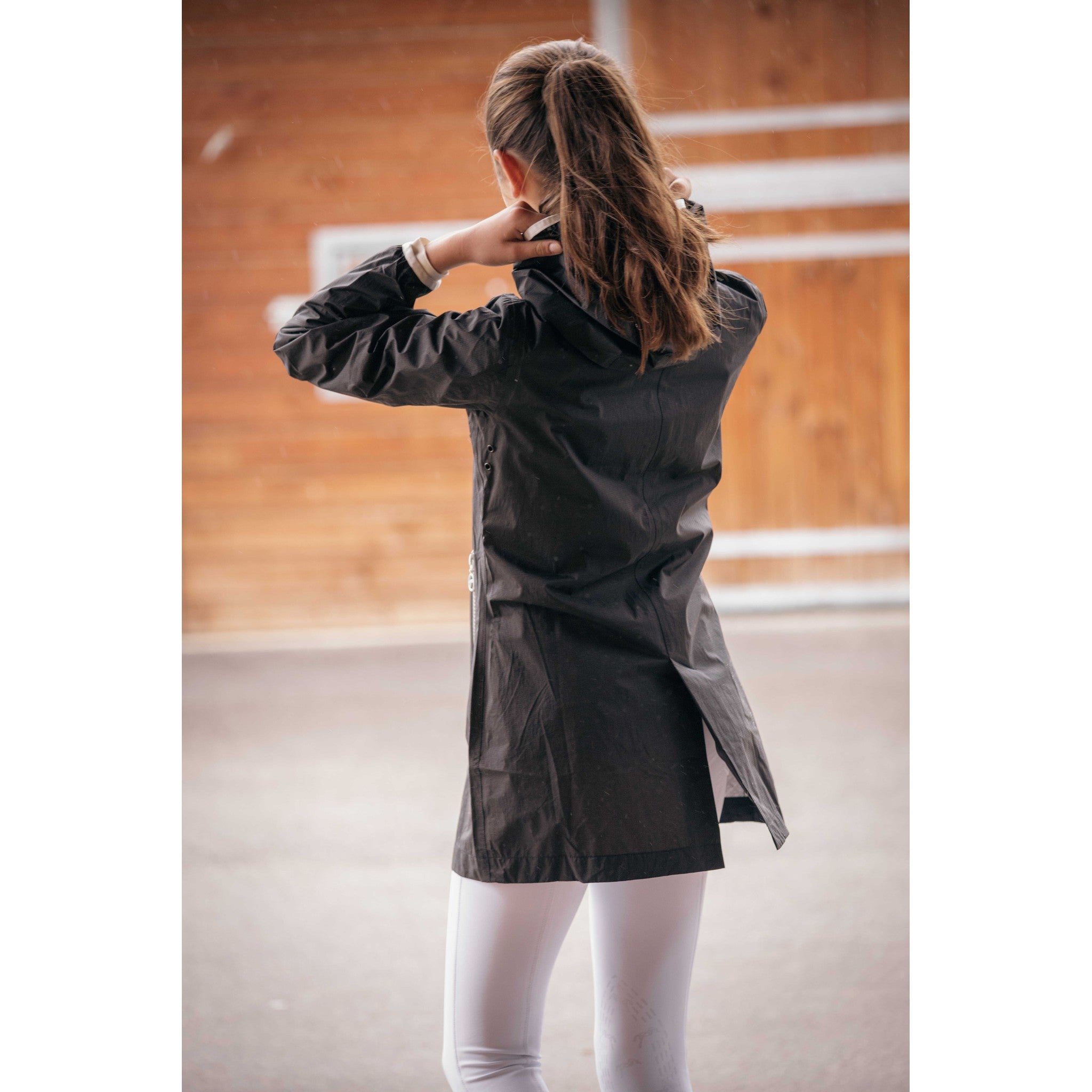 Penelope Fashion Rain Waterproof Jacket - Women's Black - 978911020_ambi_5