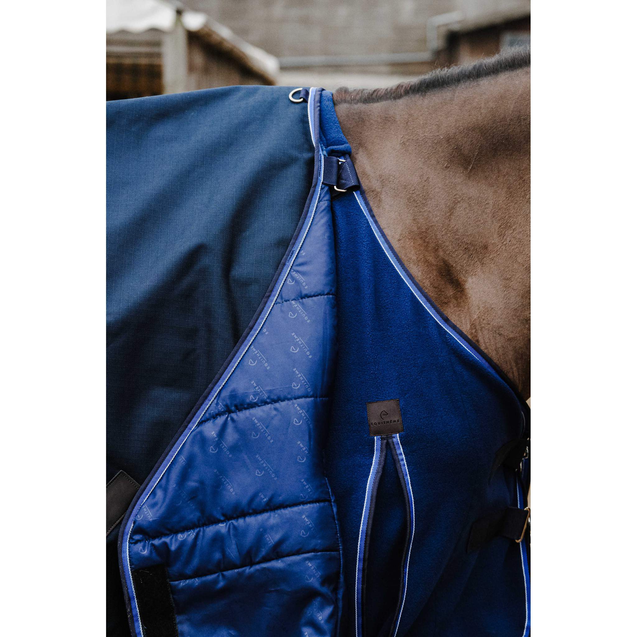EQUITHÈME Classic 1200D Sheet - Standard Navy blue 400527063
