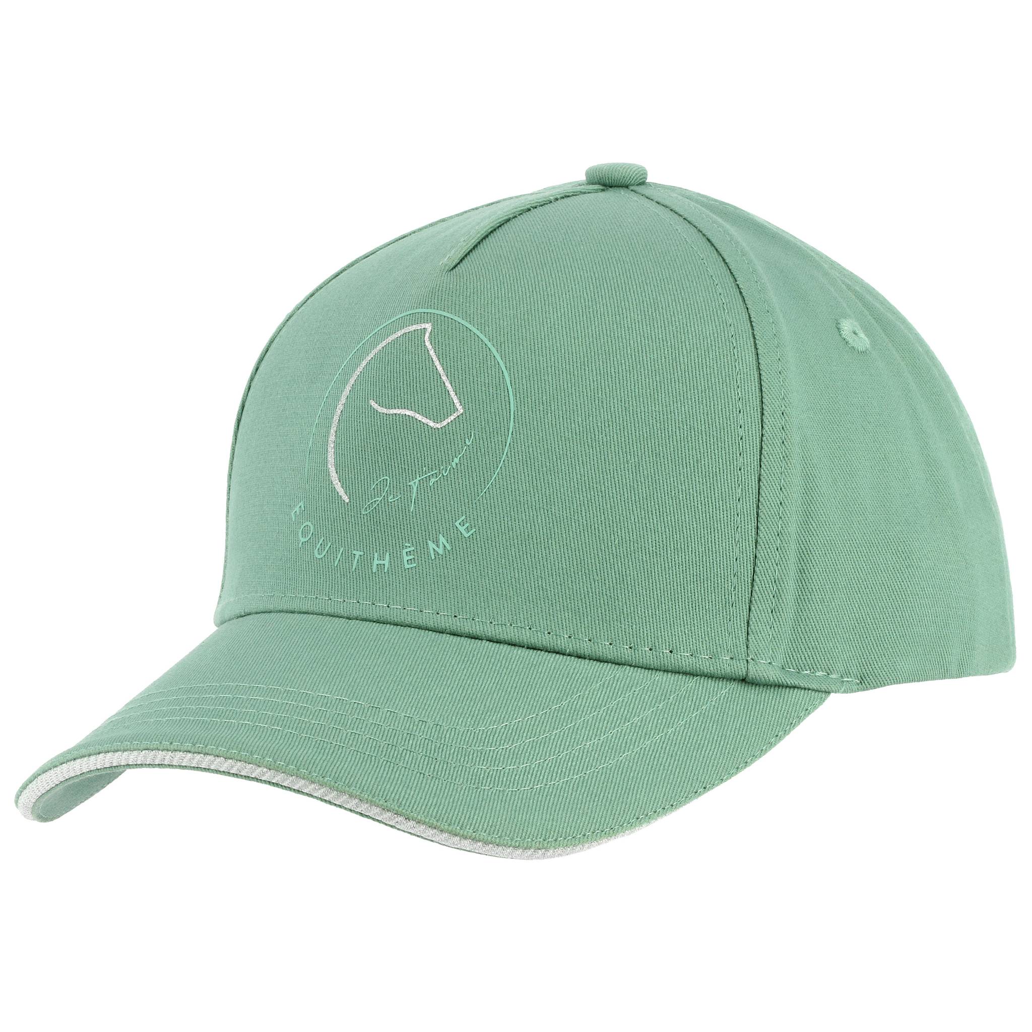 EQUITHÈME "I Love You" Cap - Ponytail Design Khaki - 985163018_packshot_1