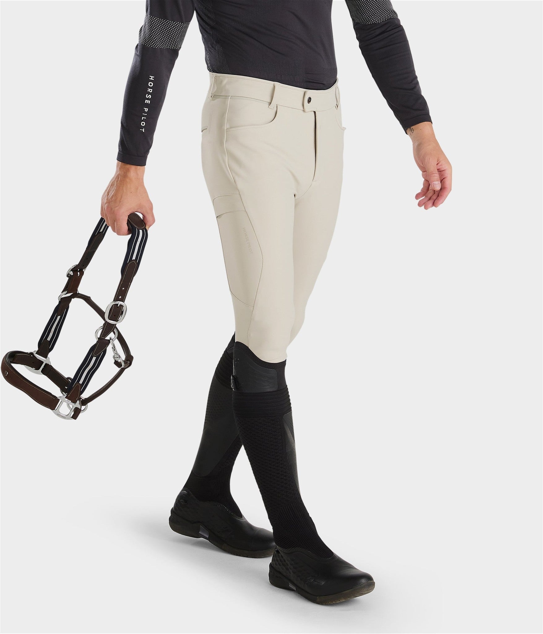 Horse Pilot X Perform Iconic Breeches Men - Hunter