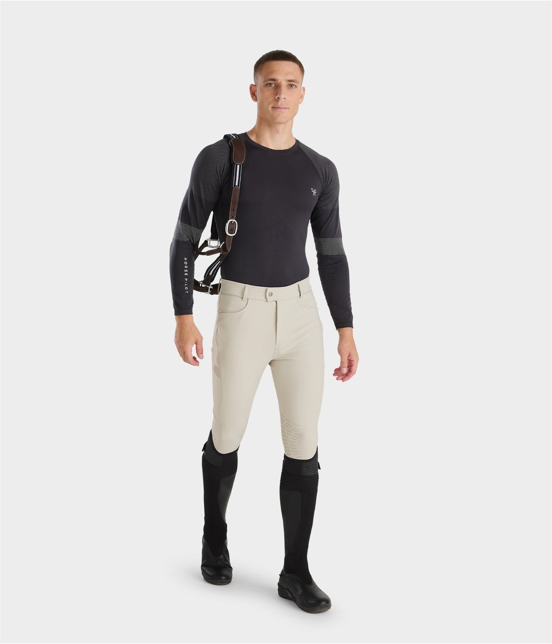 Horse Pilot X Perform Iconic Breeches Men - Hunter