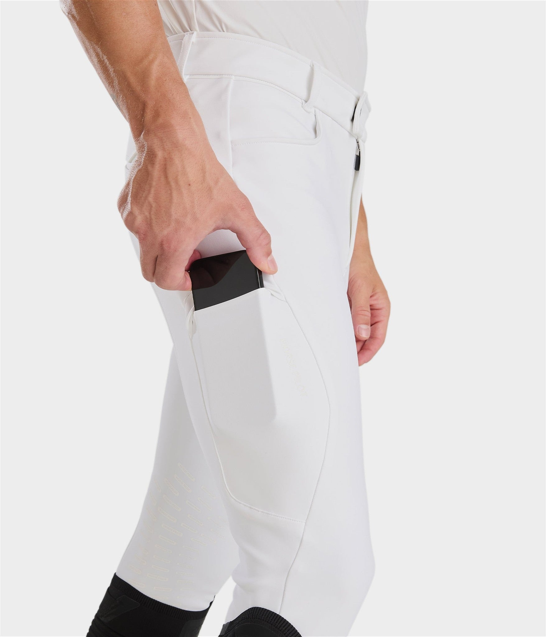 Horse Pilot X Perform Iconic Breeches Men - White