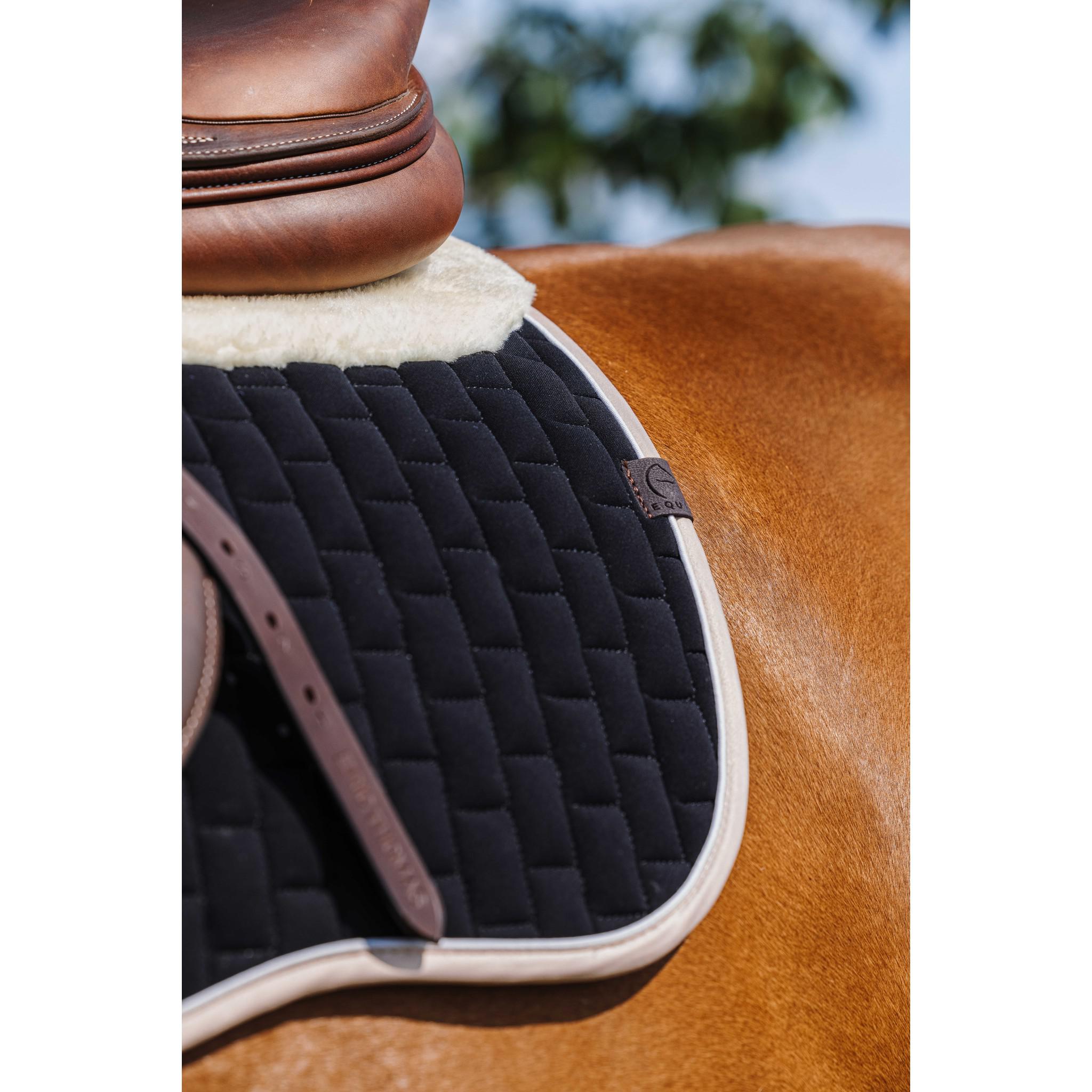 EQUITHÈME Dinard Saddle Pad - All purpose Black 204007002