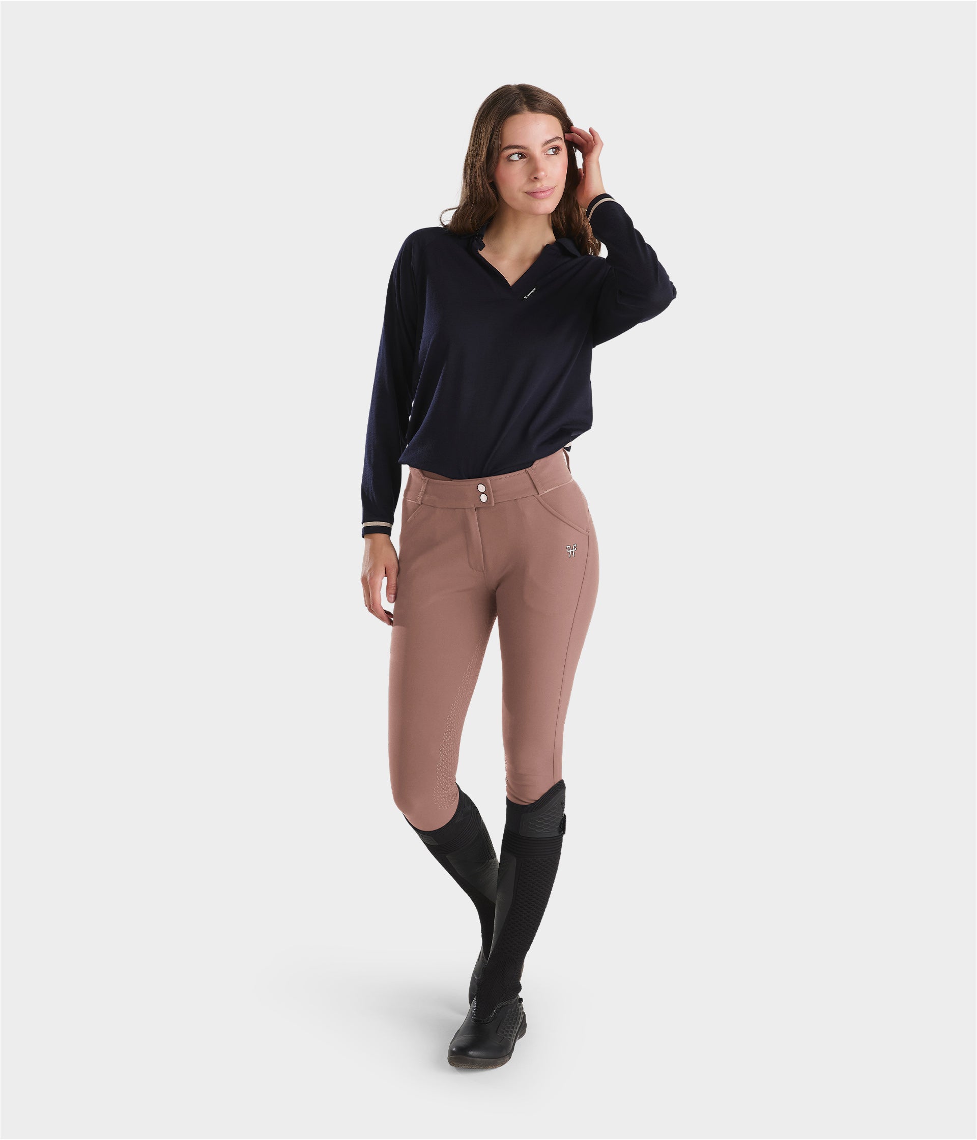 HORSE PILOT X prime full seat pant women - White