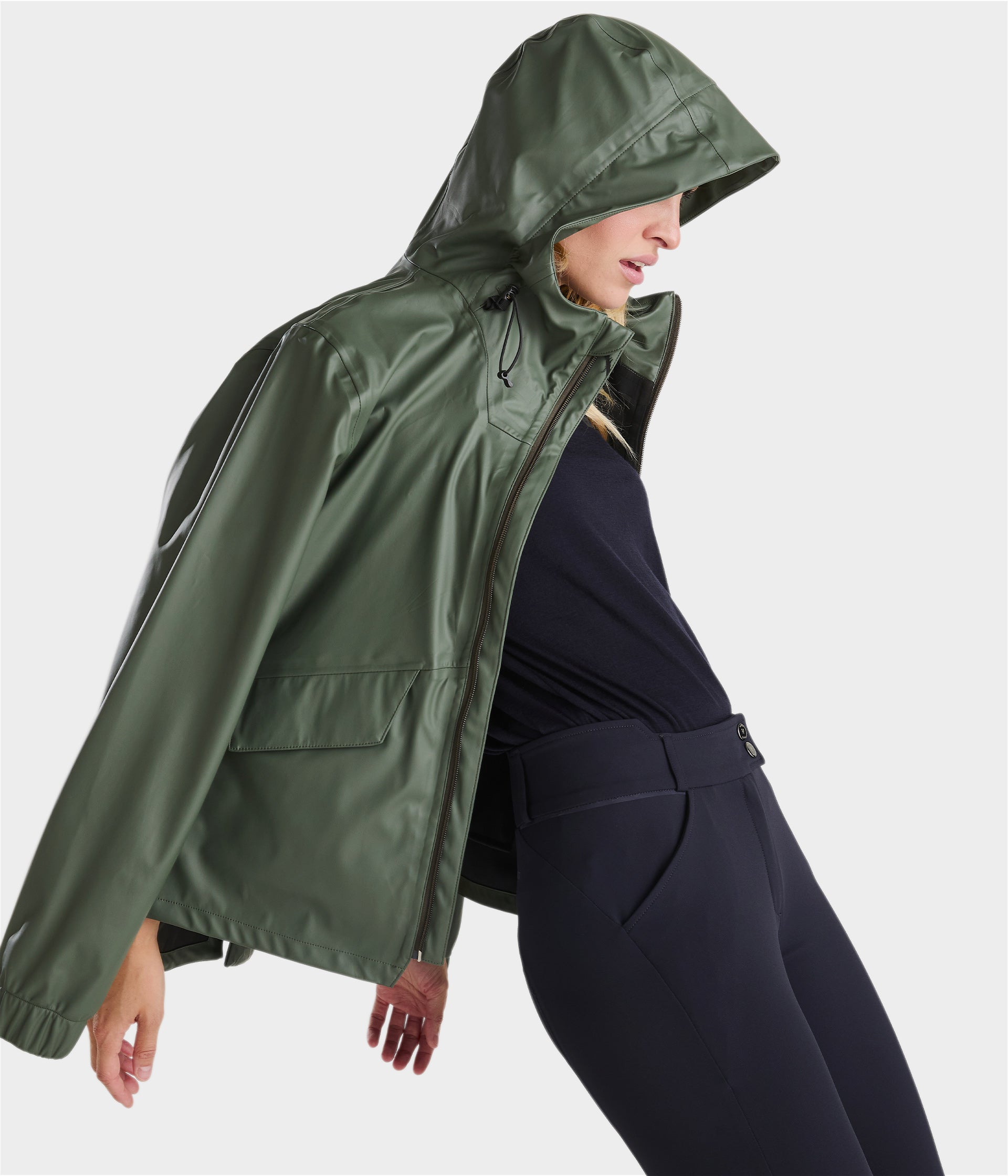 Horse Pilot Raintech Jacket Women - Forest Night