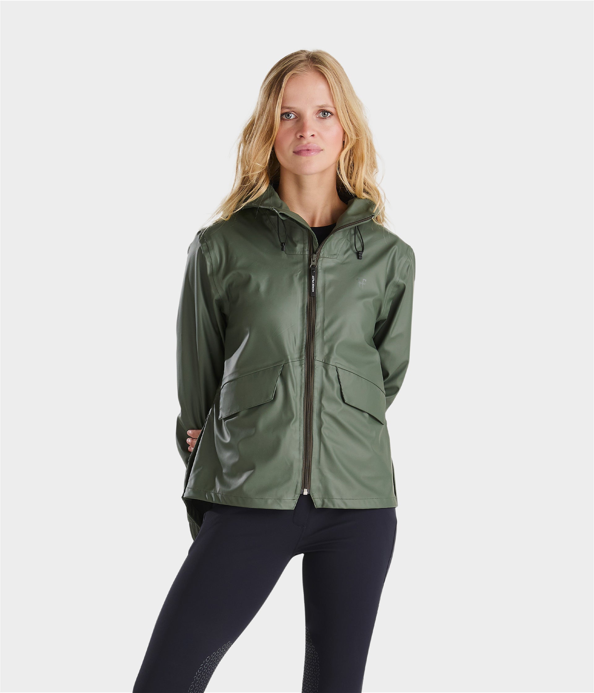 Horse Pilot Raintech Jacket Women - Forest Night