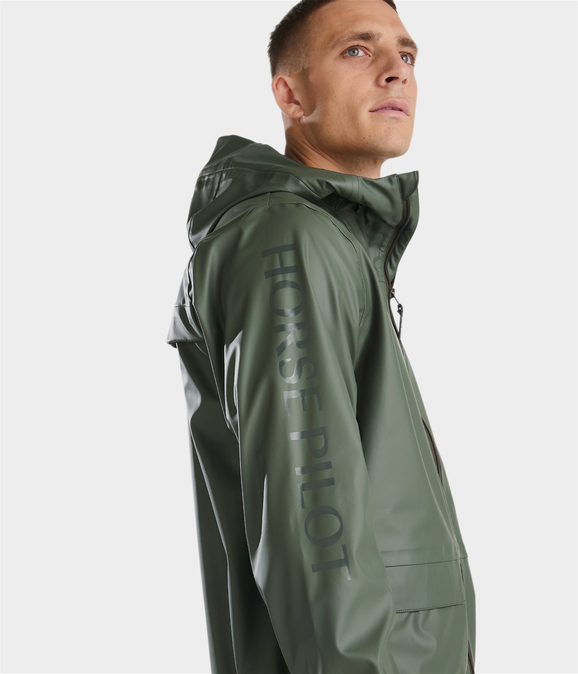 HORSE PILOT Raintech Jacket Men - Forest Night