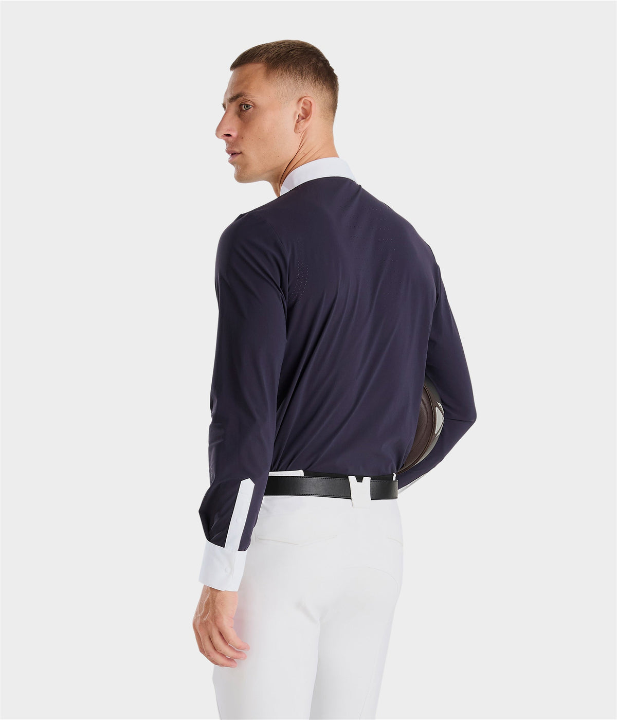 Horse Pilot Aeris Competition Polo SS Men - White