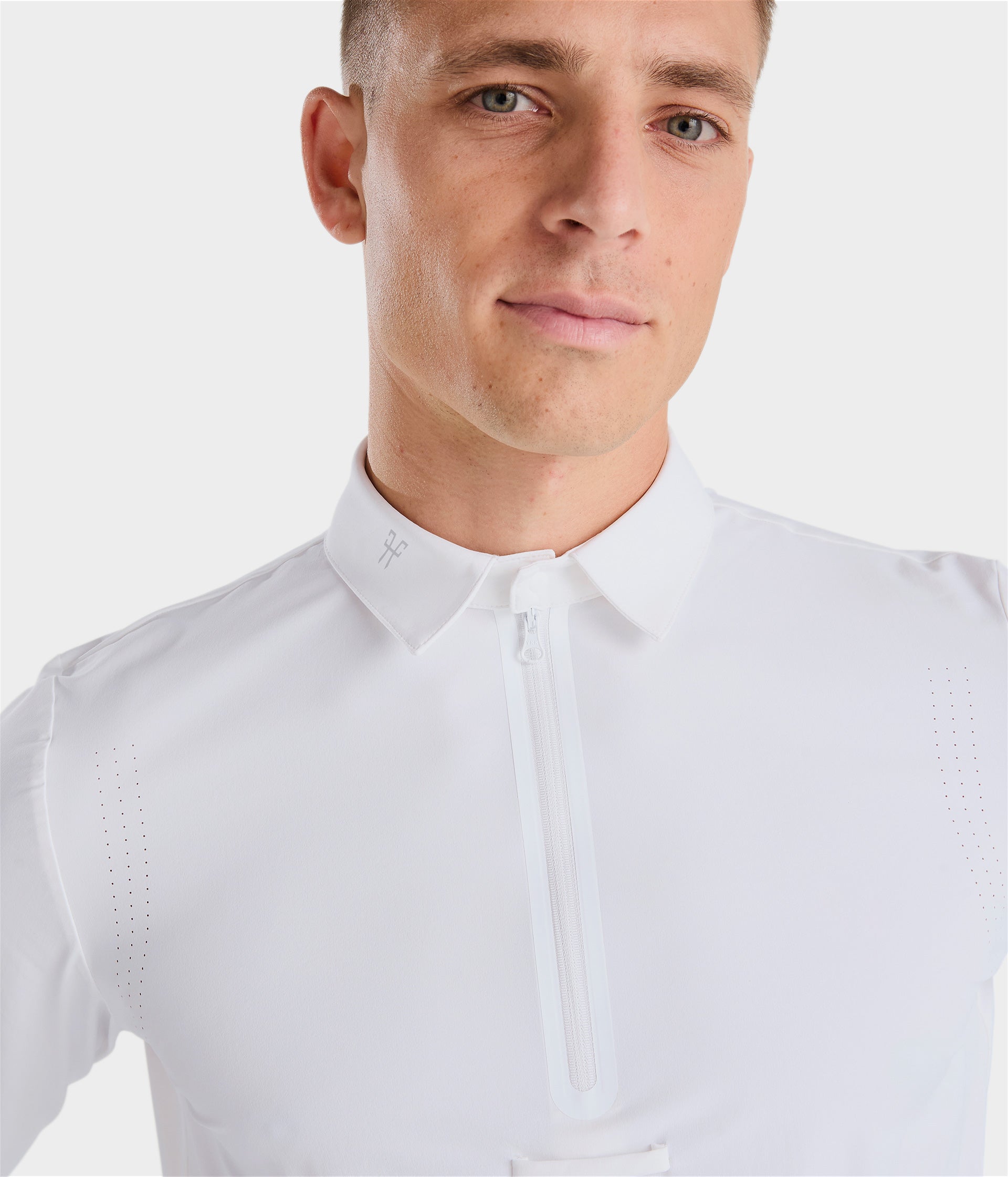HORSE PILOT Aeris competition Polo SS Men - White