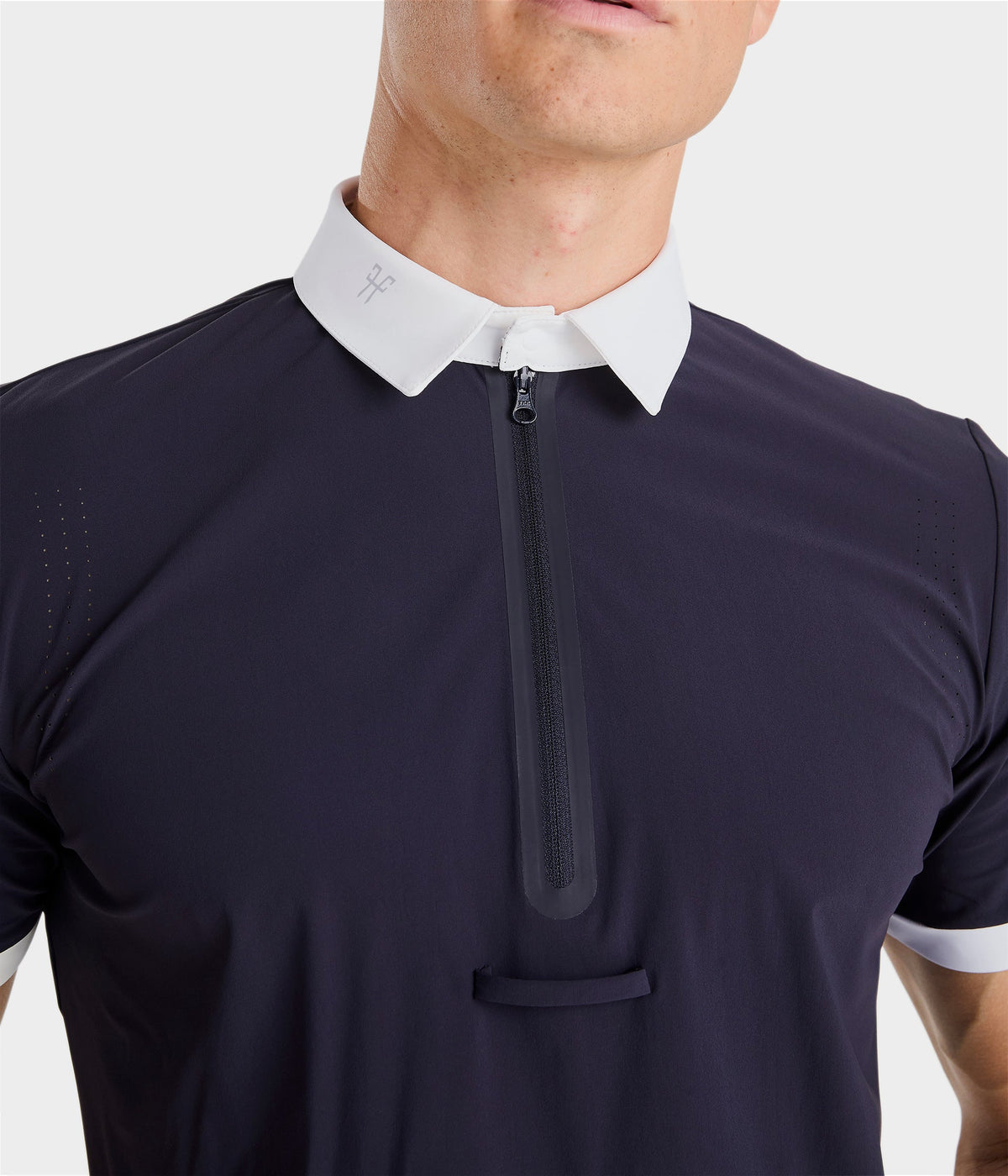 Horse Pilot Aeris Competition Polo SS Men - Dark Night