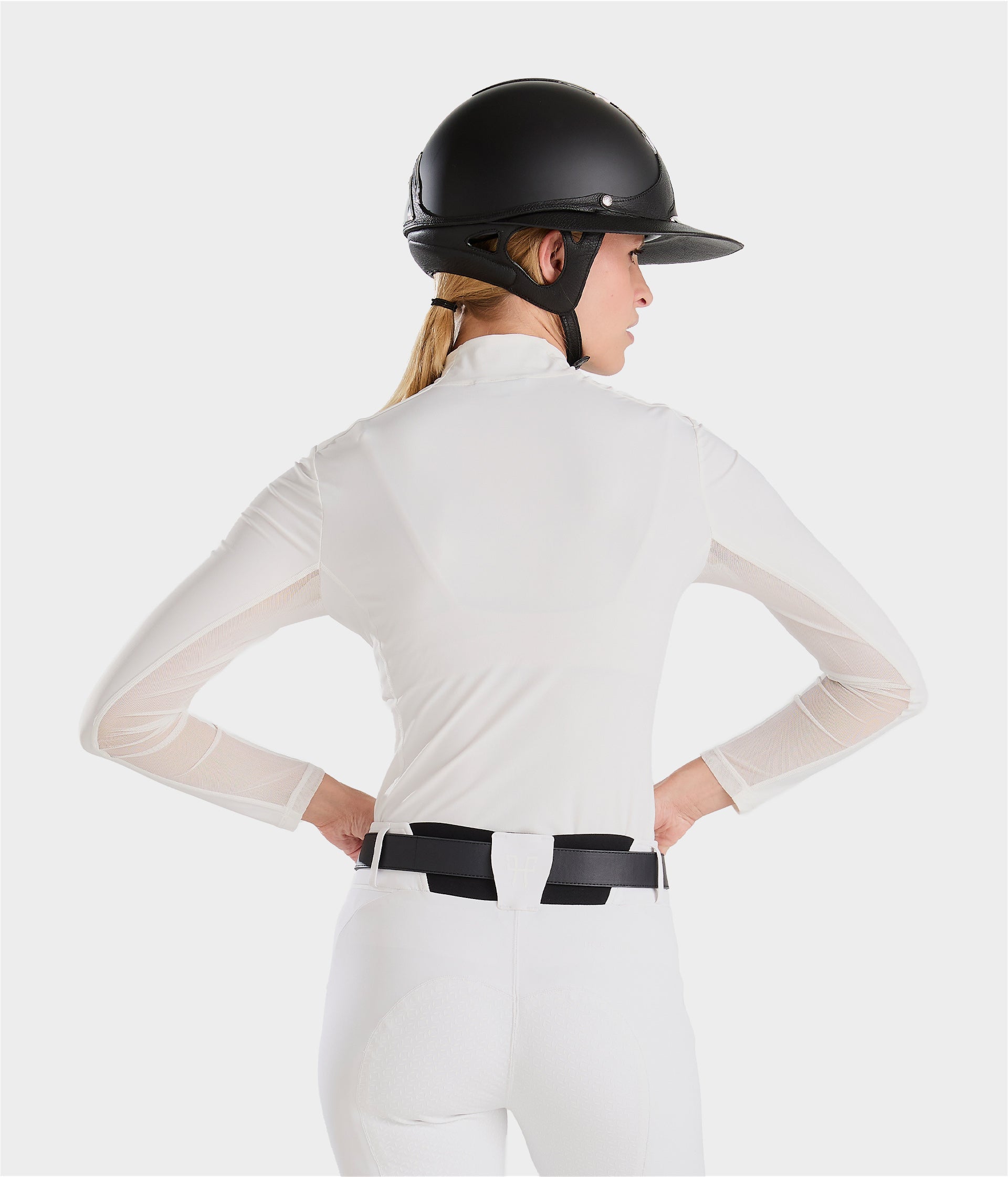 HORSE PILOT Flow Women Competition Shirt LS - White