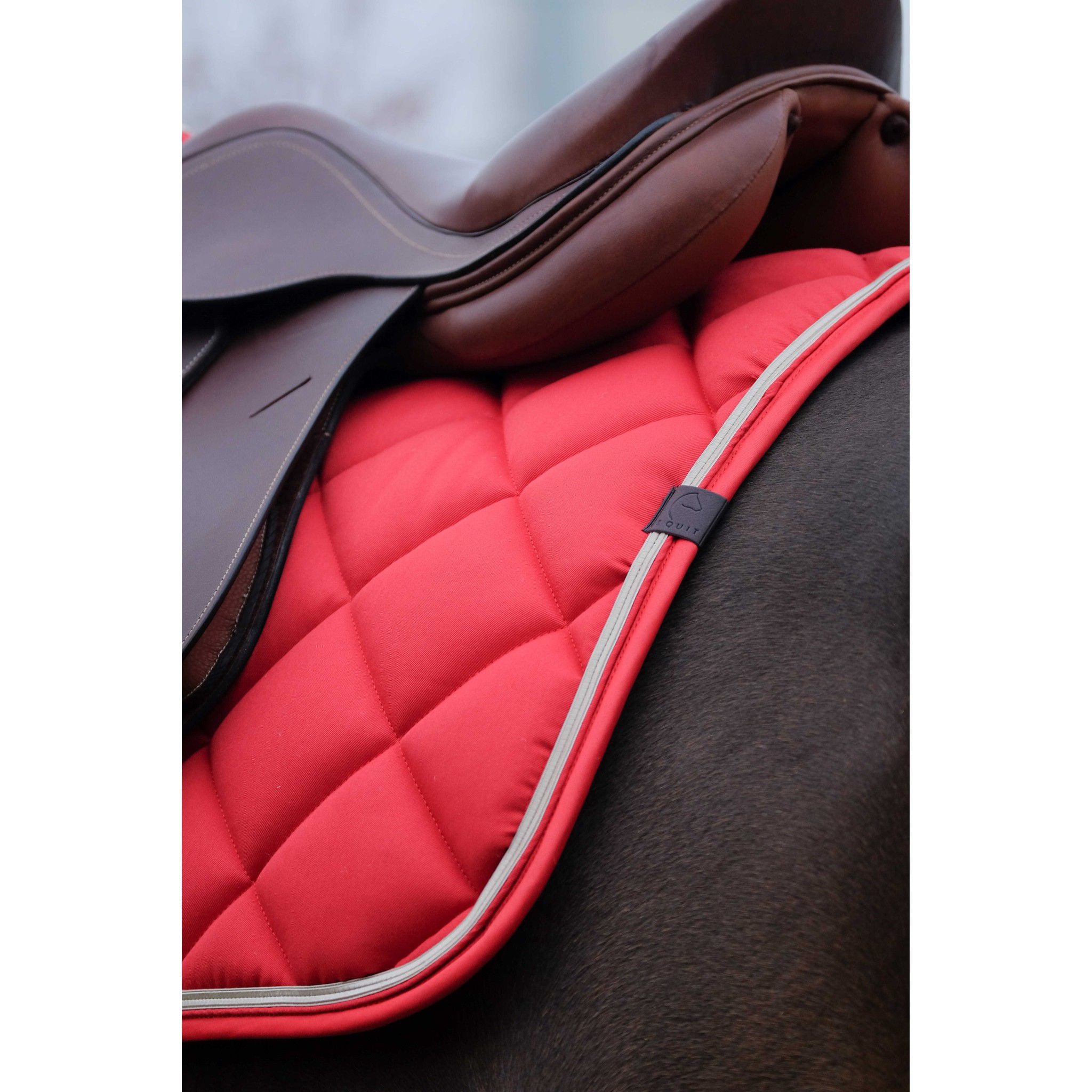 EQUITHÈME Classic Saddle pad - All purpose Red 204773003