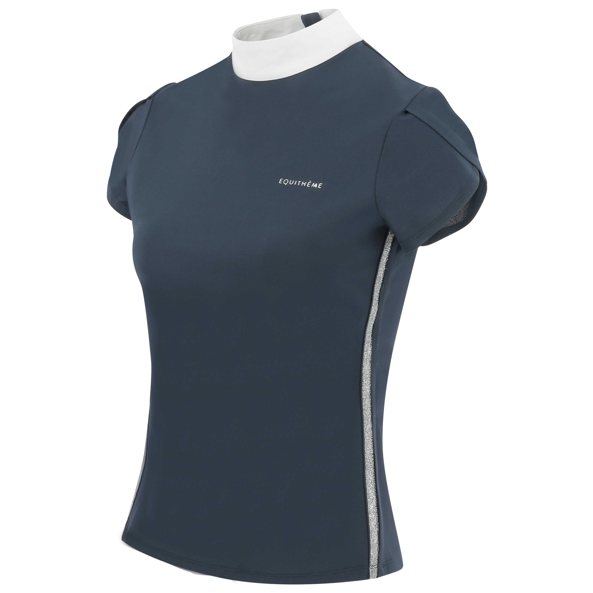 EQUITHÈME Ocala Show Polo - Women - Navy blue - 962070072_packshot_1