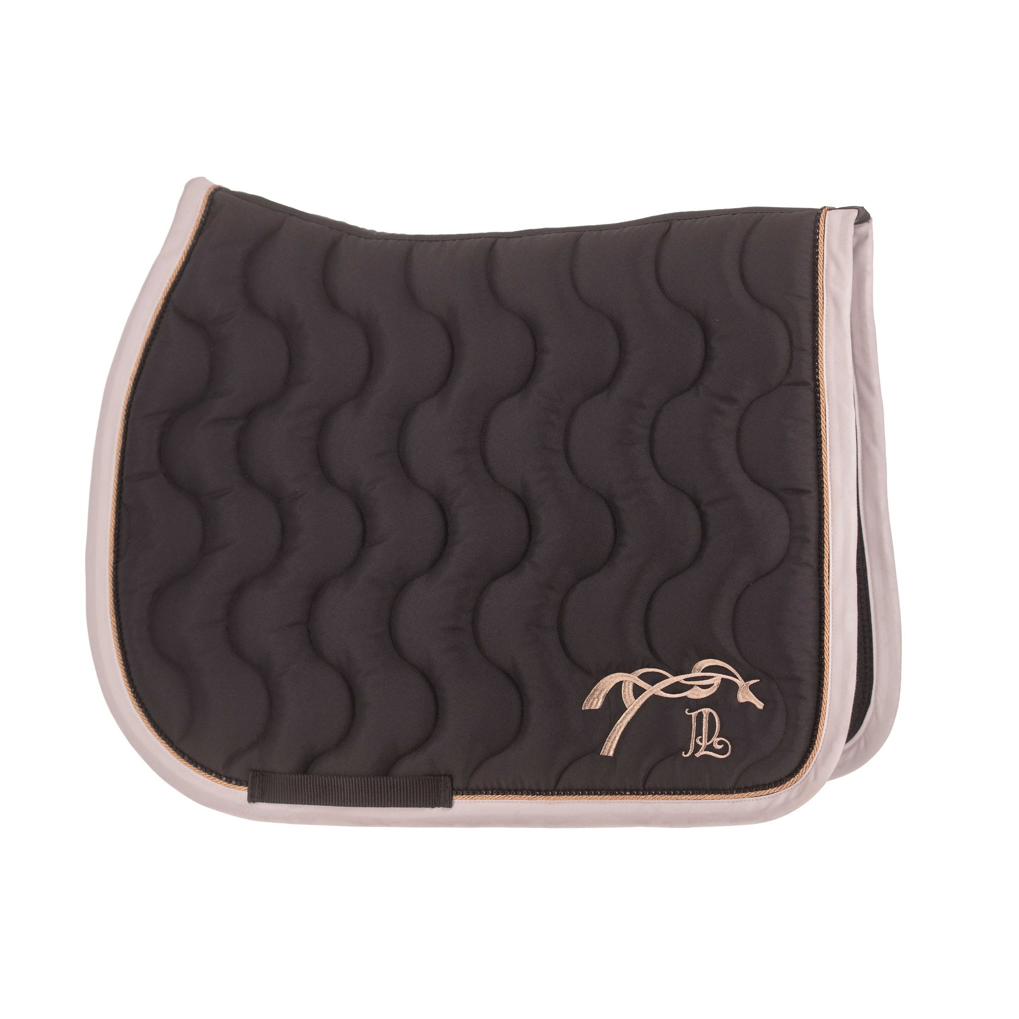 Pénélope Diamant Saddle Pad - All purpose Black/golden pink 204846302