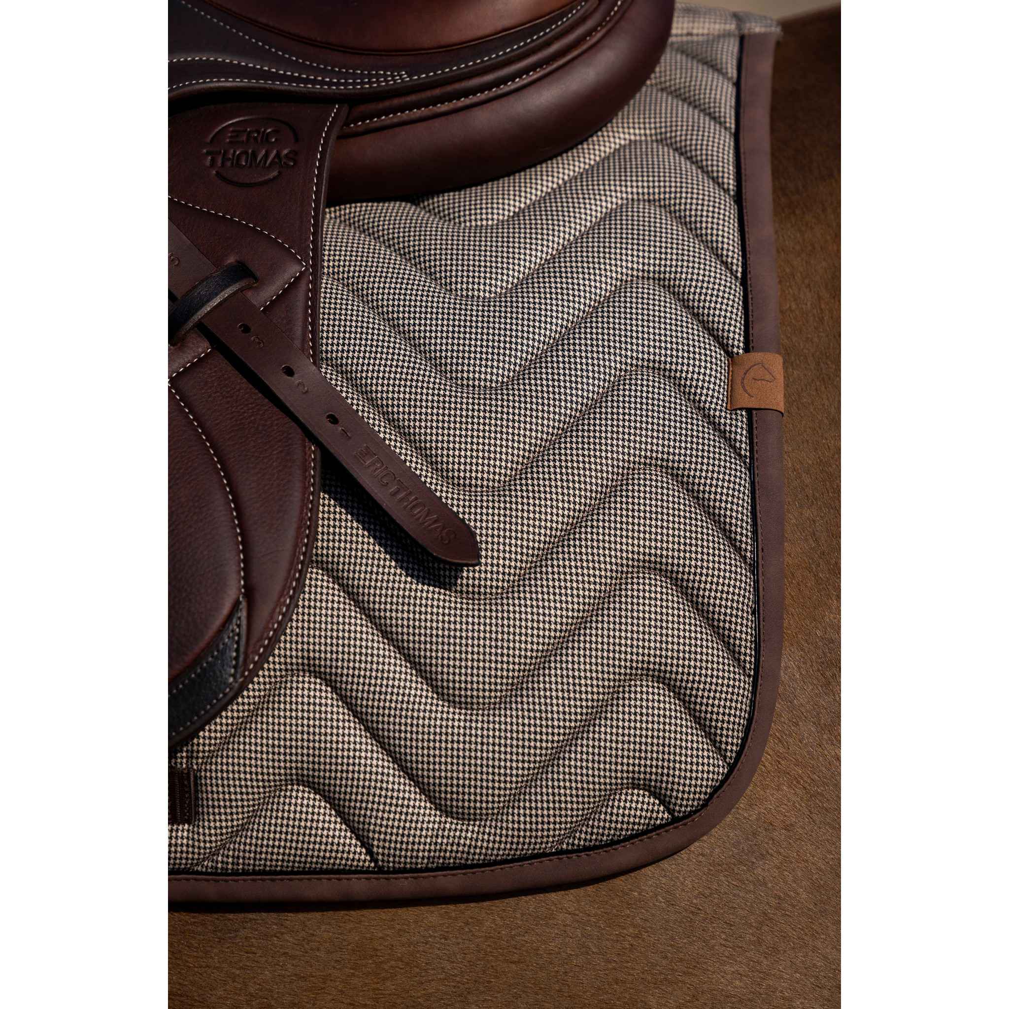 EQUITHÈME Tweedytan Saddle pad - All purpose Beige 204760005