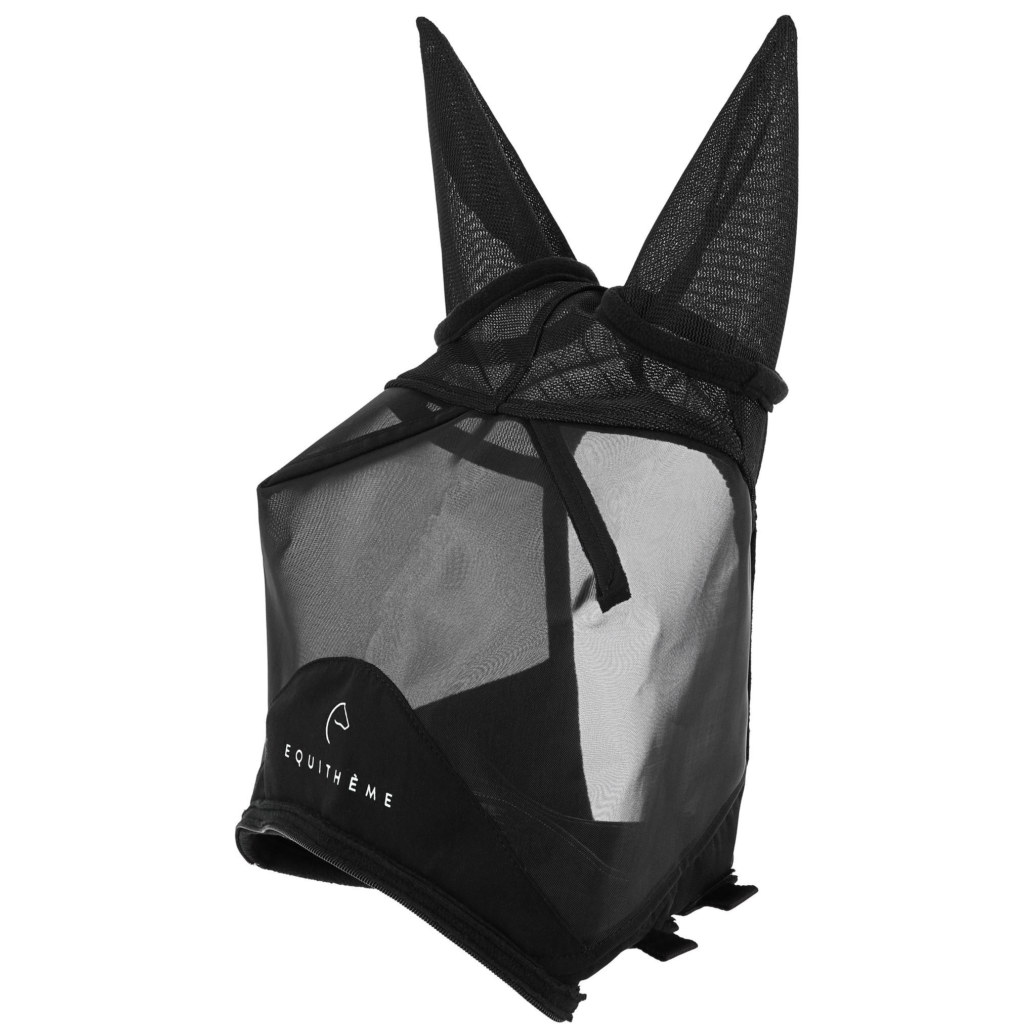 EQUITHÈME Zipper Anti UV Fly Mask Black 306035203