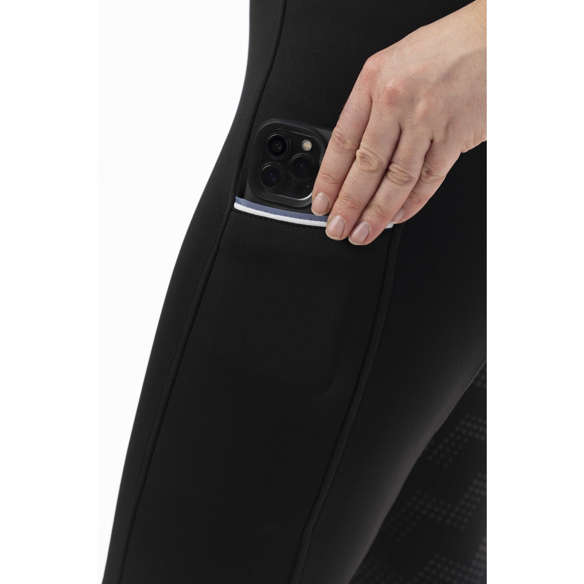 Riding World Agadir Silicone Seat Leggings - Ladies Black 989501236