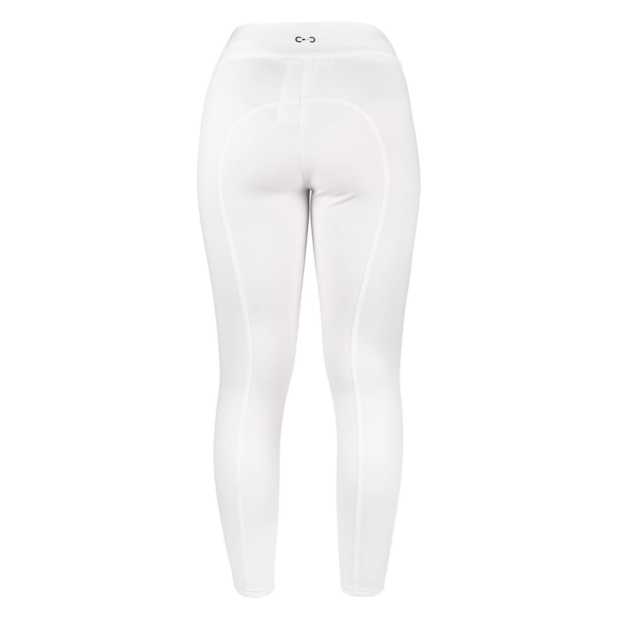 Riding World Raphaëlle Silicone Seat Leggings - Ladies White 989502136