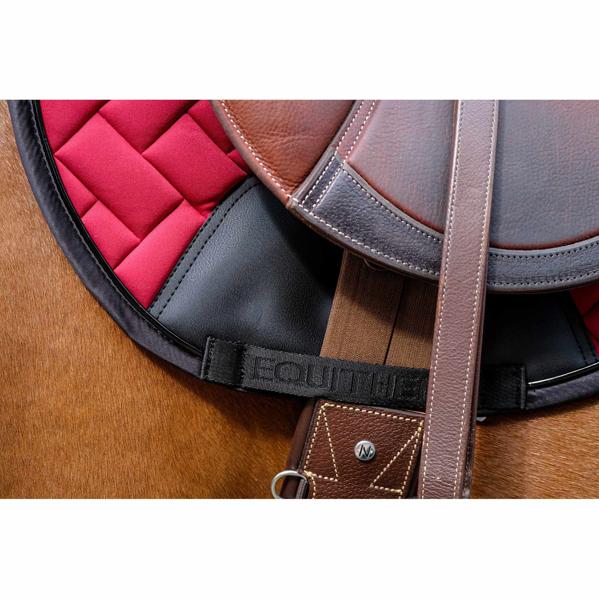 EQUITHÈME Impulsion Saddle Pad - All purpose Burgundy 204006033
