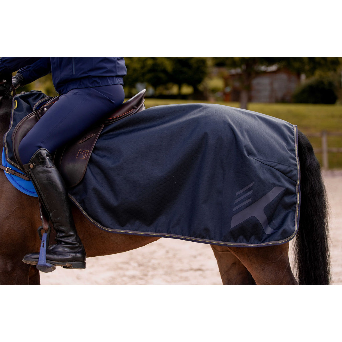 K by EQUITHÈME K-Embrun Quarter Sheet - Navy blue - 400610740_ambi_2
