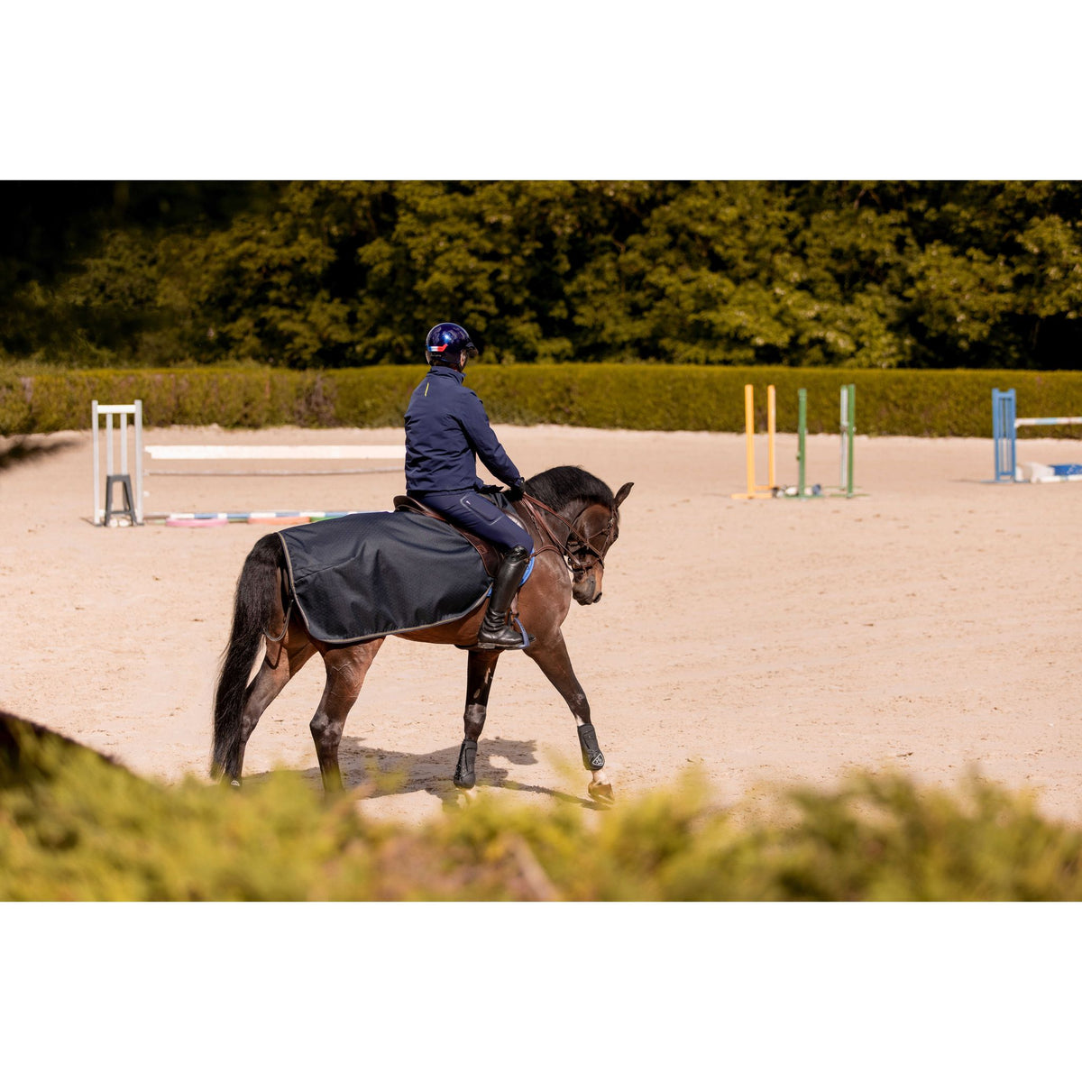 K by EQUITHÈME K-Embrun Quarter Sheet - Navy blue - 400610740_ambi_6