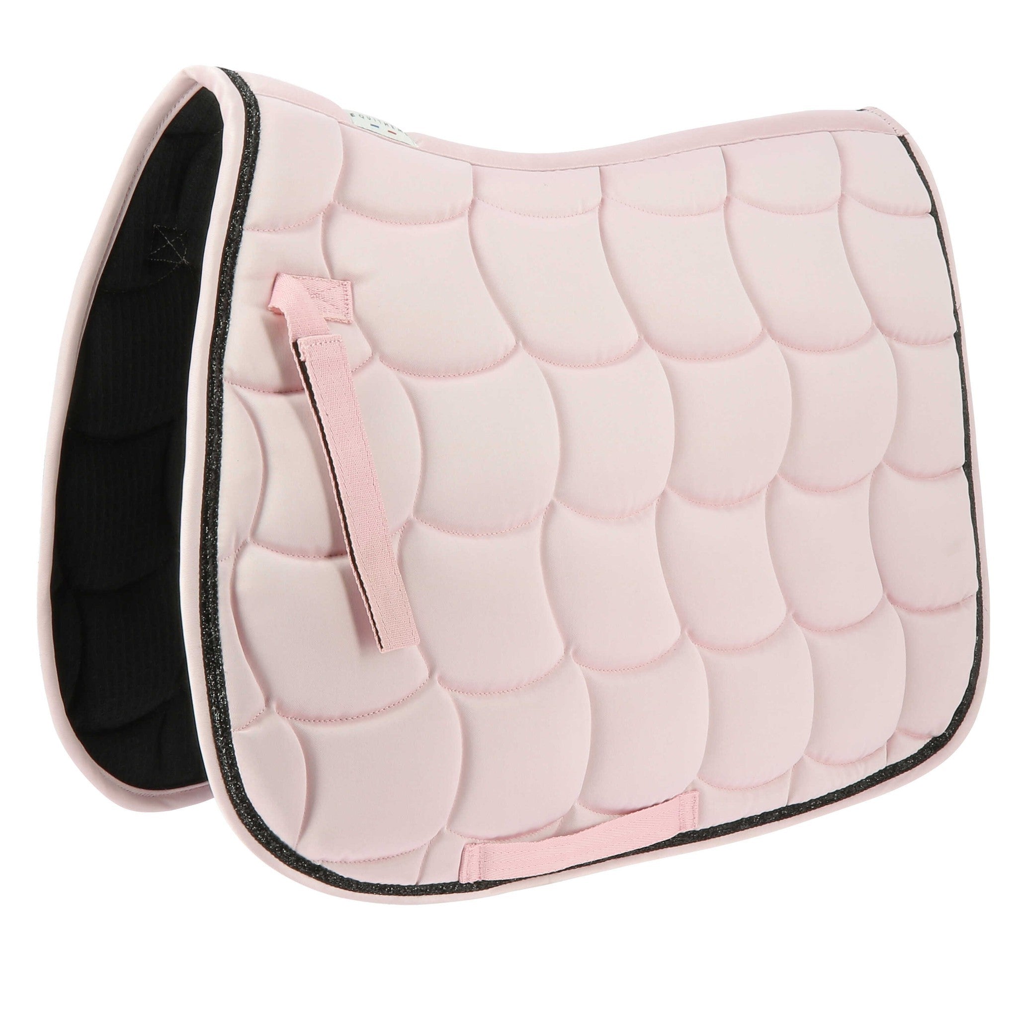 EQUITHÈME Satin Saddle pad - All purpose Pink 204432013