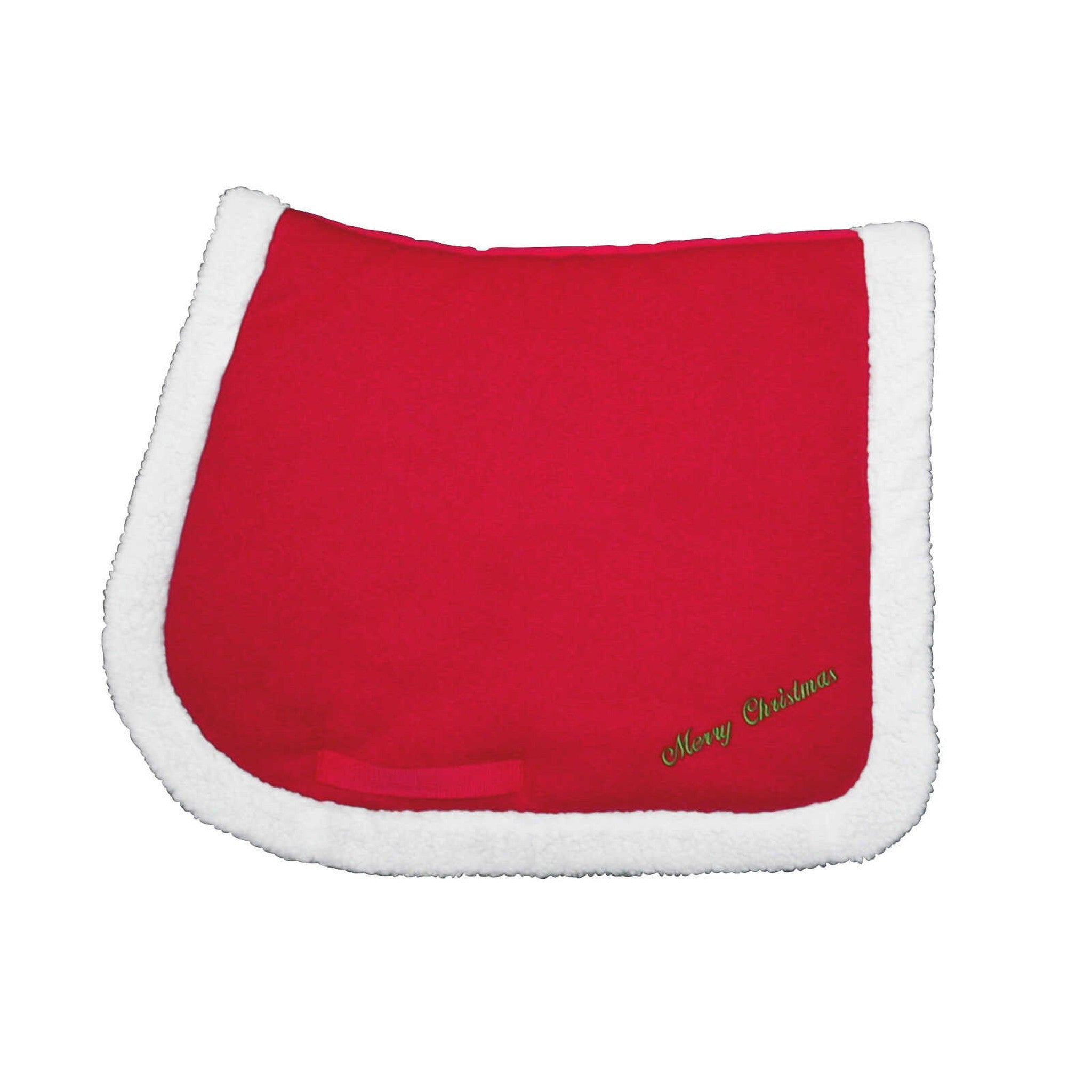EQUITHÈME Christmas saddle pad Red/white 900901001