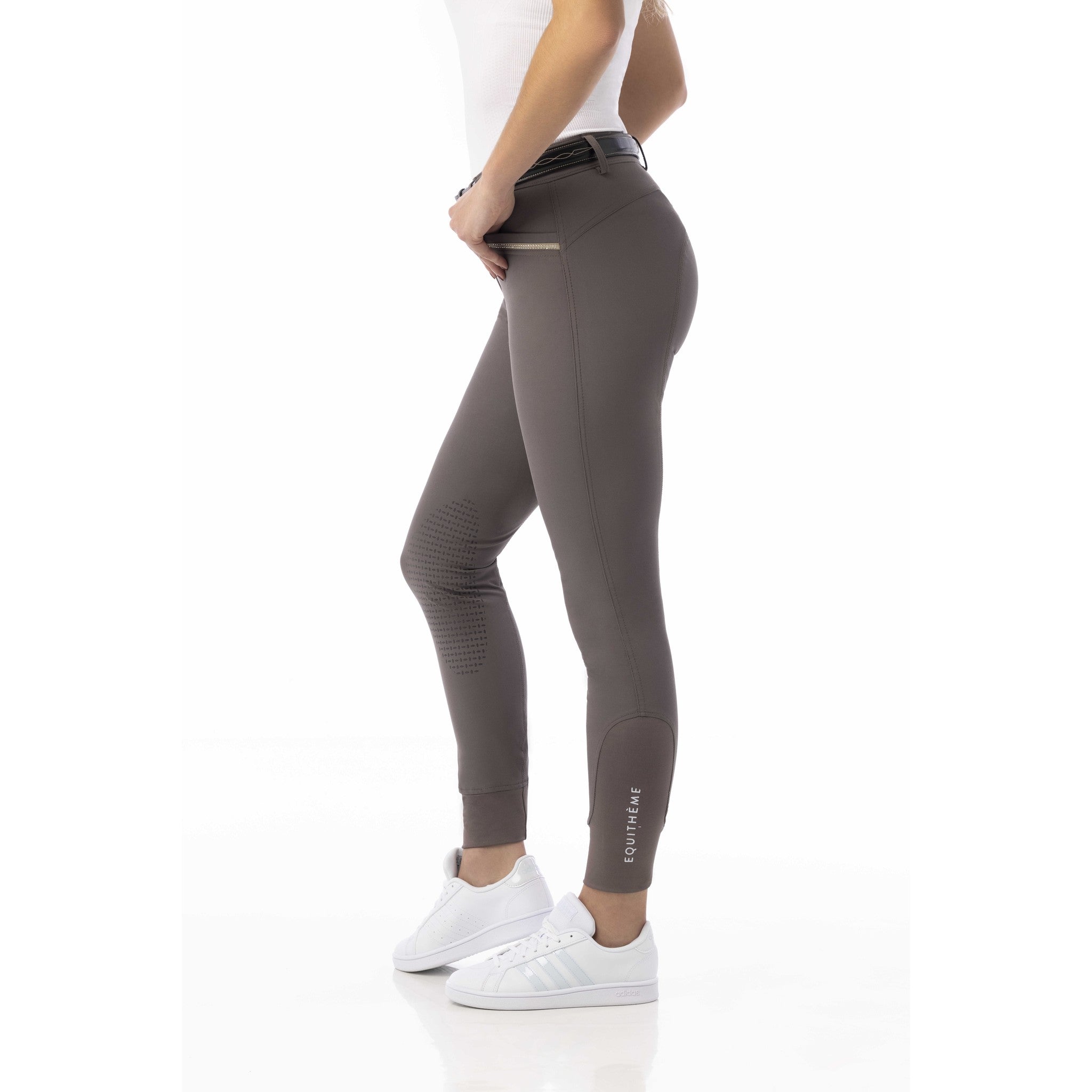 EQUITHÈME Gizel Riding Pants - Women - Taupe - 979365436_ambi_2