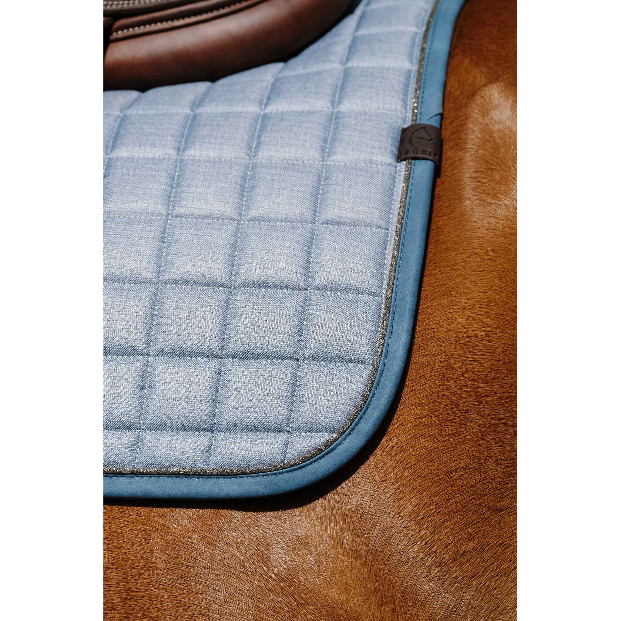 EQUITHÈME Chic saddle pad - All purpose Blue 204001006