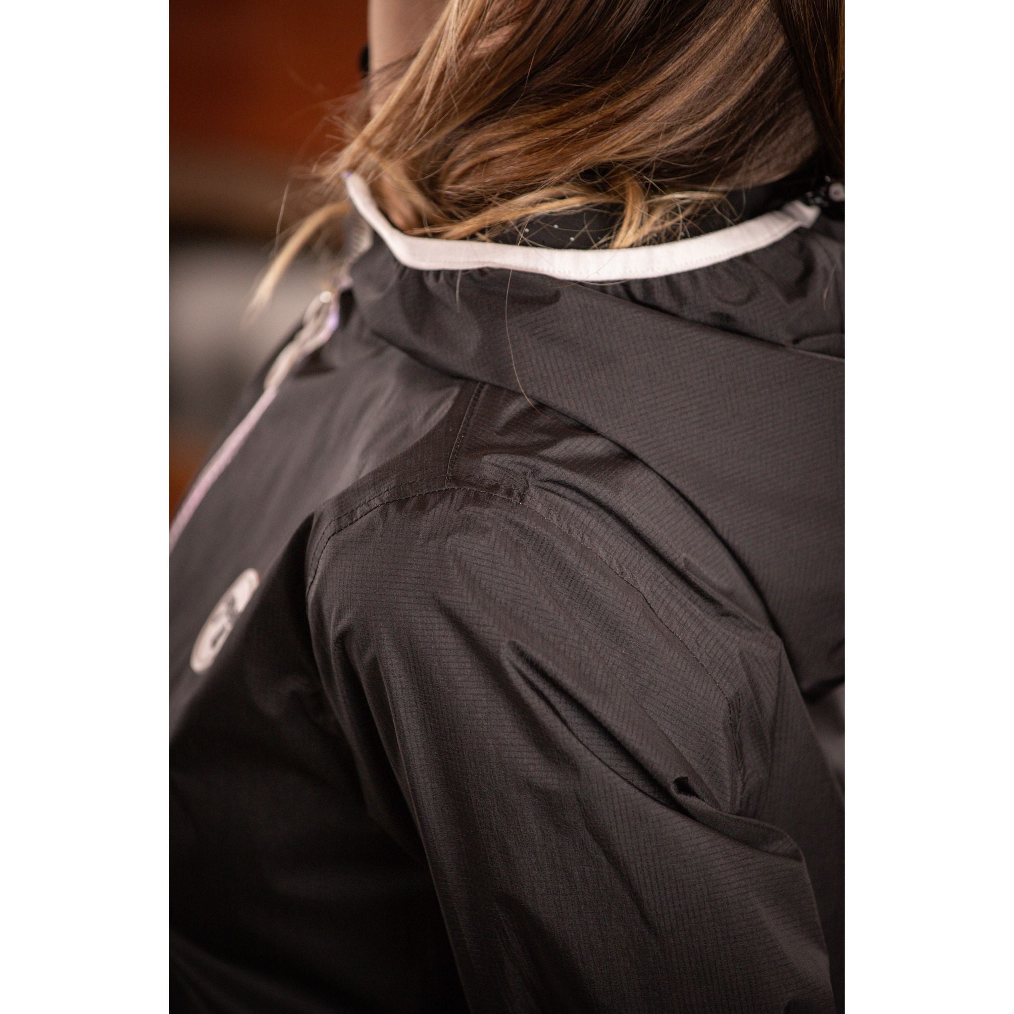 Penelope Fashion Rain Waterproof Jacket - Women's Black - 978911021_ambi_5