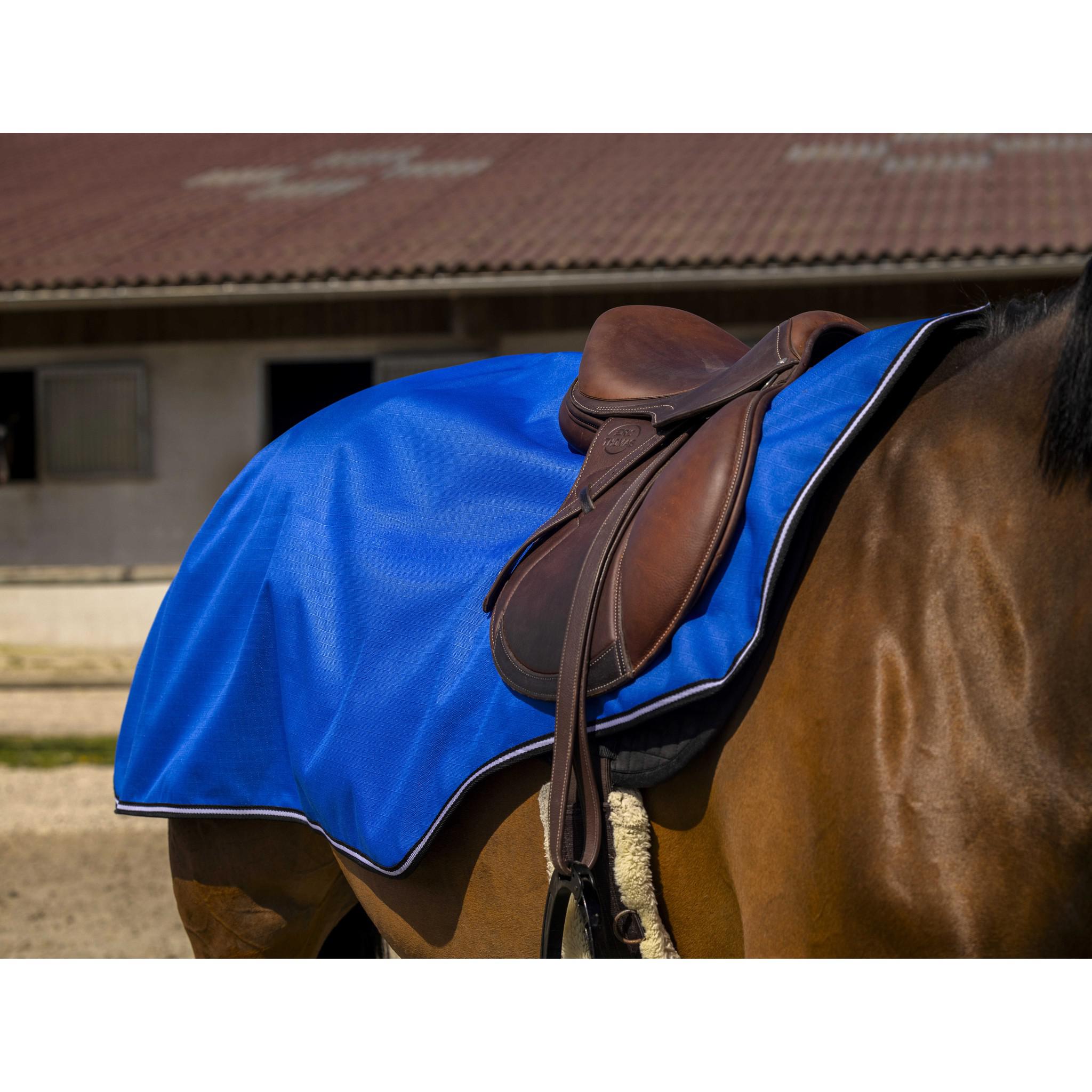 EQUITHÈME Tyrex 1200D polar fleece lined Exercise sheet Royal blue 400210455