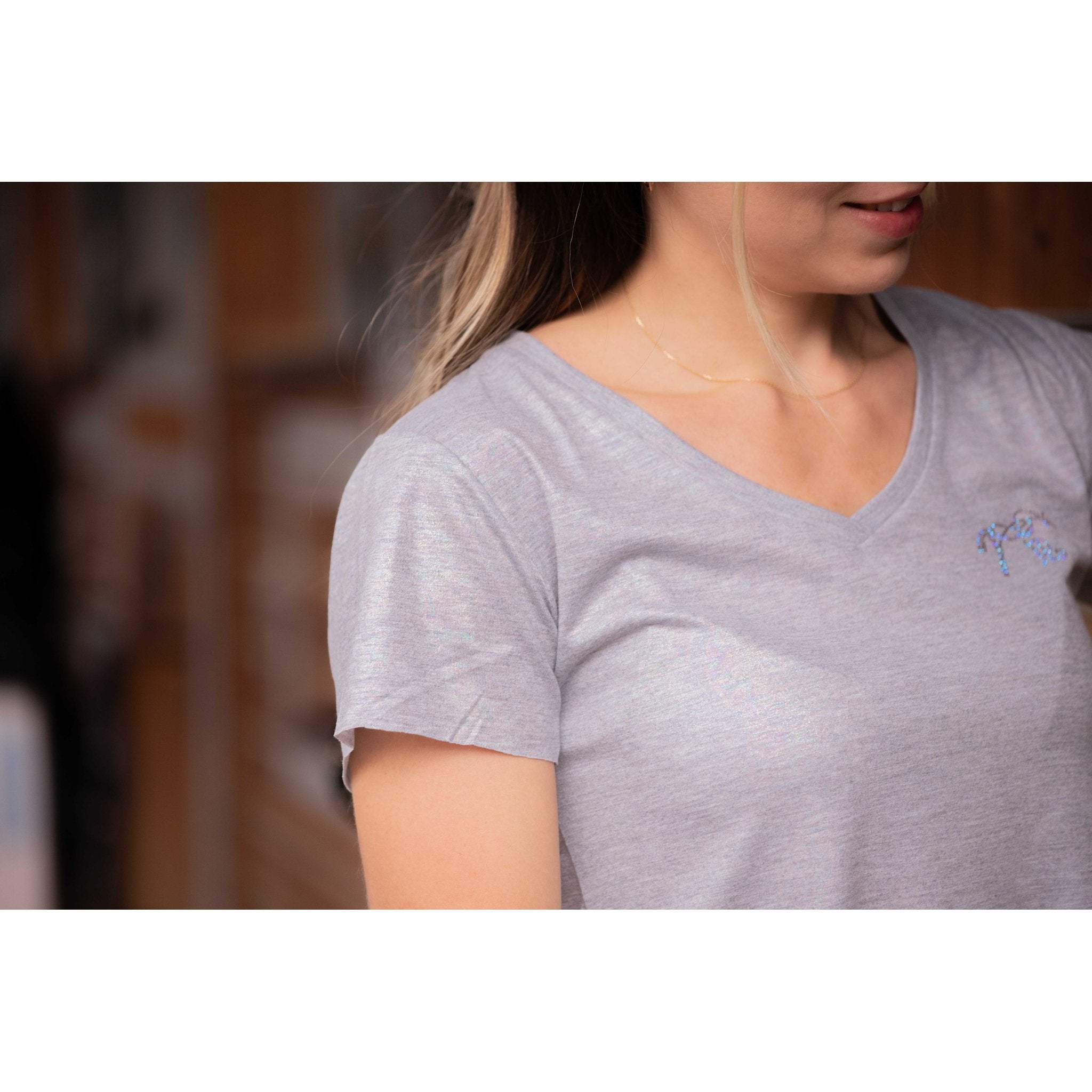 Penelope Juline T-shirt - Women's Grey - 963419111_ambi_4