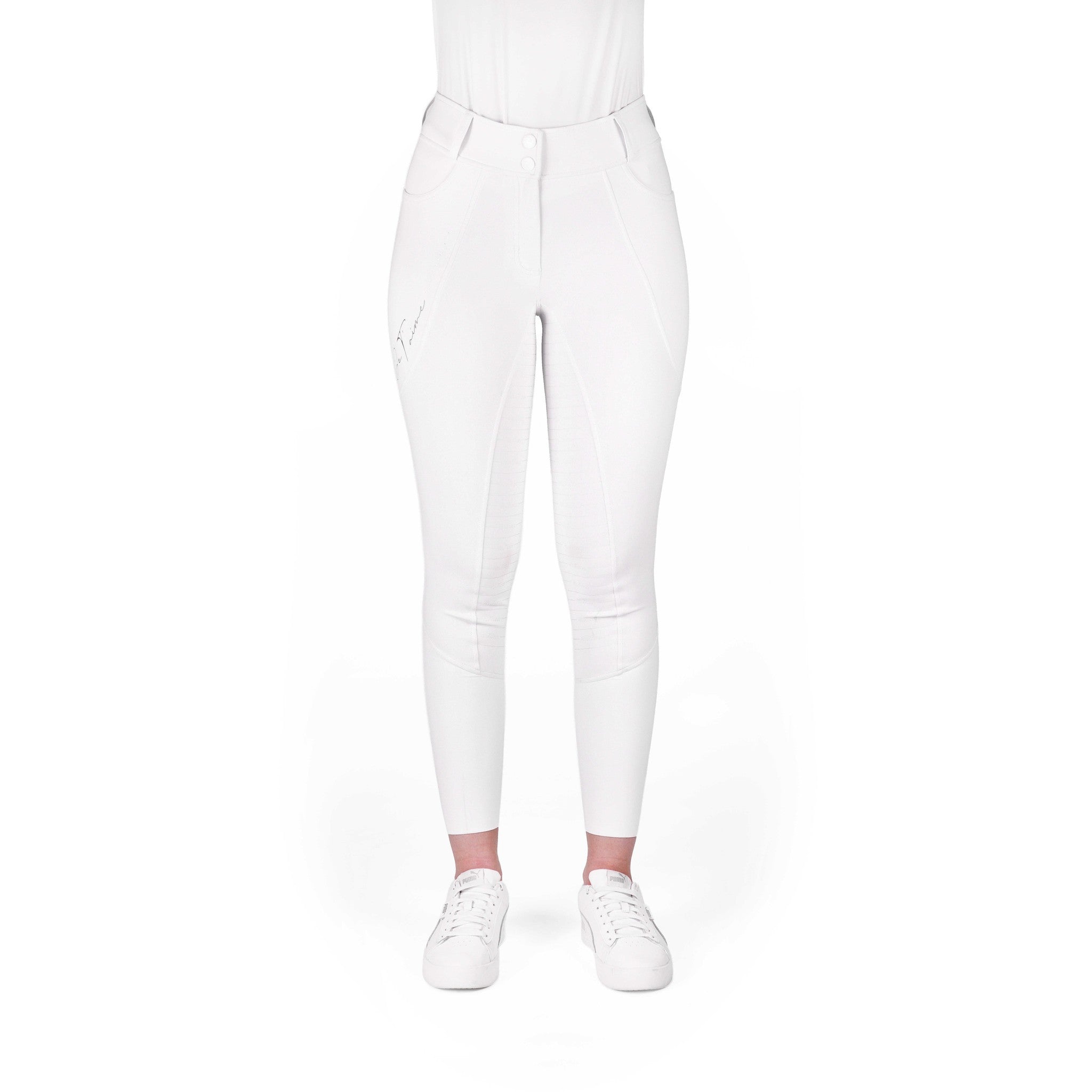 Je t’aime EQUITHÈME Elsa Breeches - Ladies White 979842136