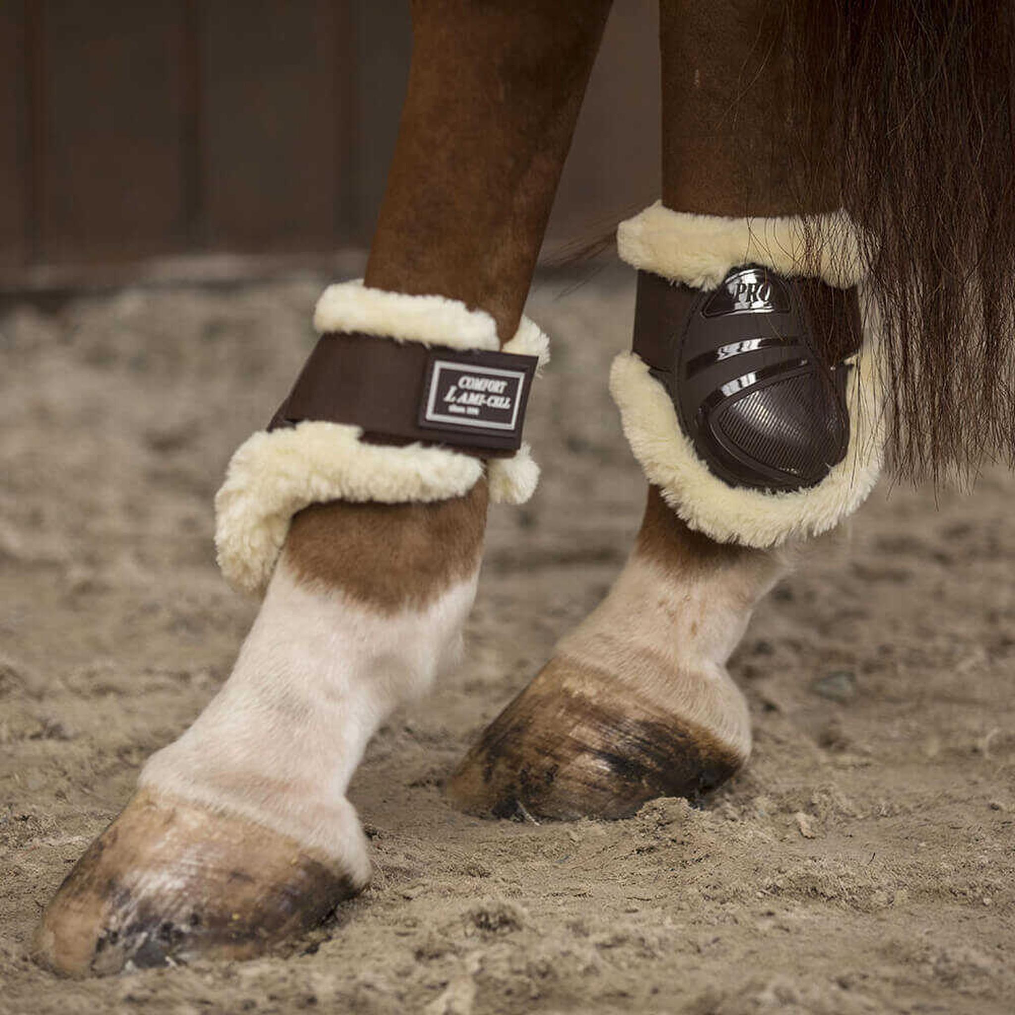 Lami-Cell Comfort Bamboo Pony Fetlock Boots chestnut brown 550143204