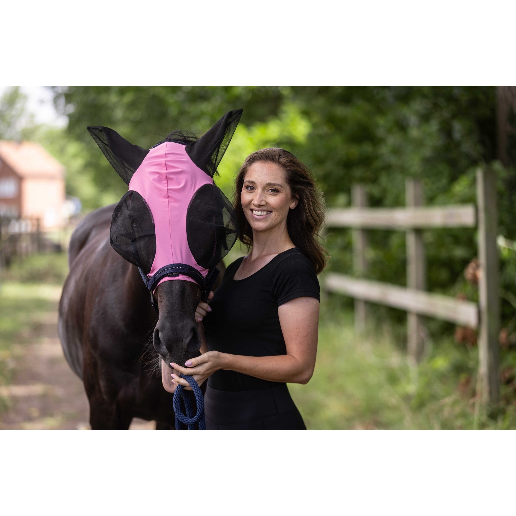LAMI-CELL Lycra Fly Mask Pink - 306046213_ambi_3